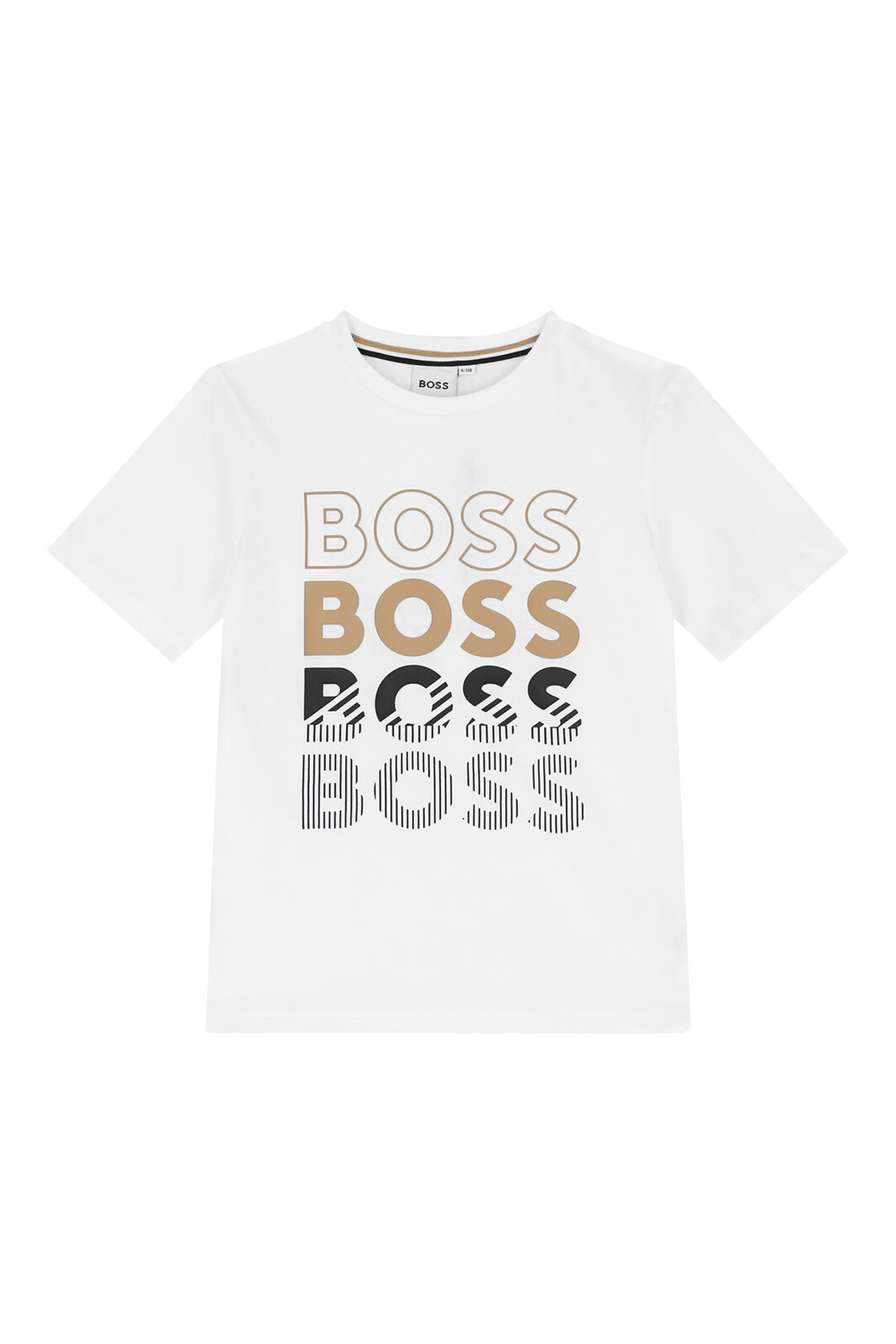 تيشيرت بأكمام قصيرة بشعار الماركة