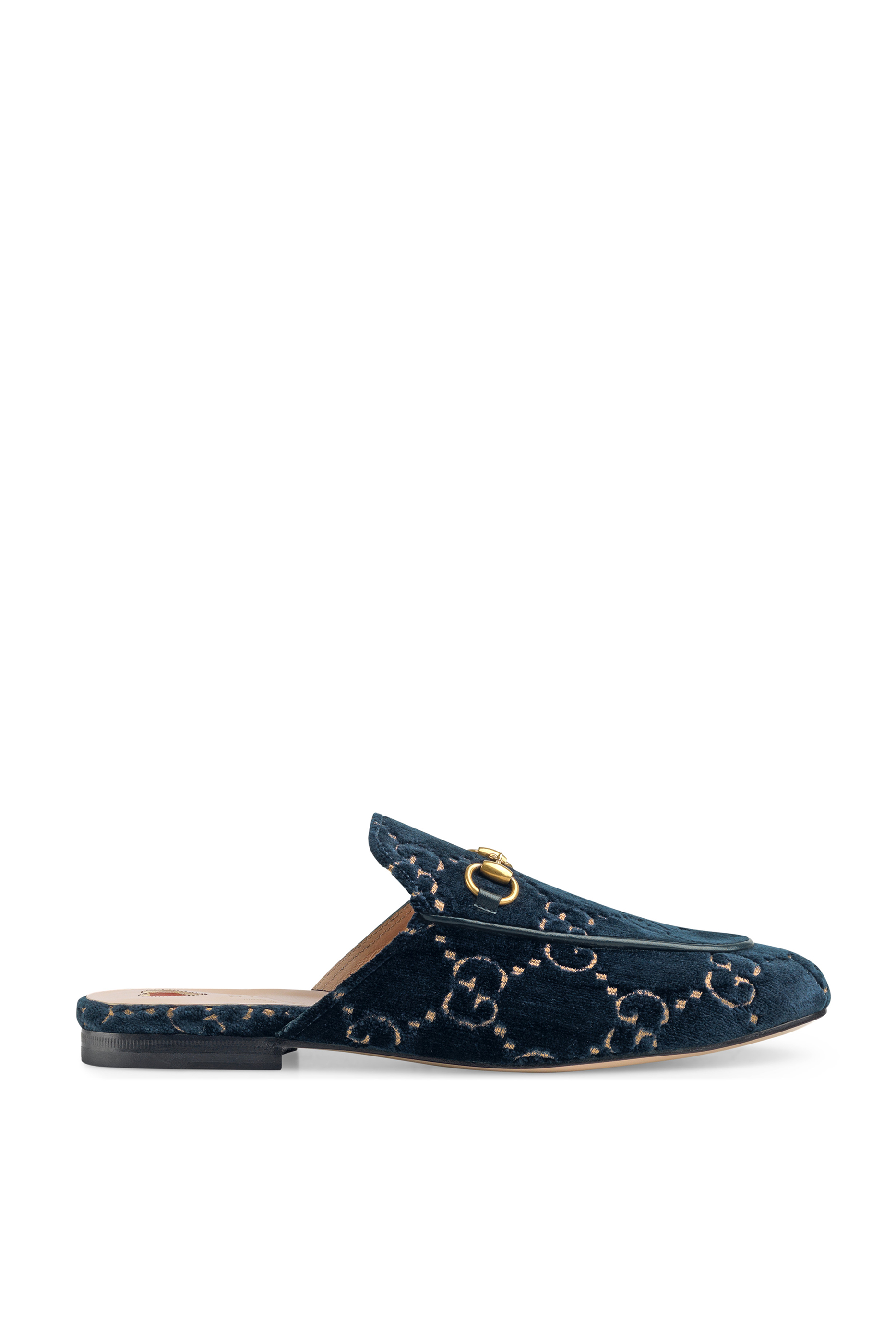 حذاء برينستاون مطرز مفتوح من الخلف