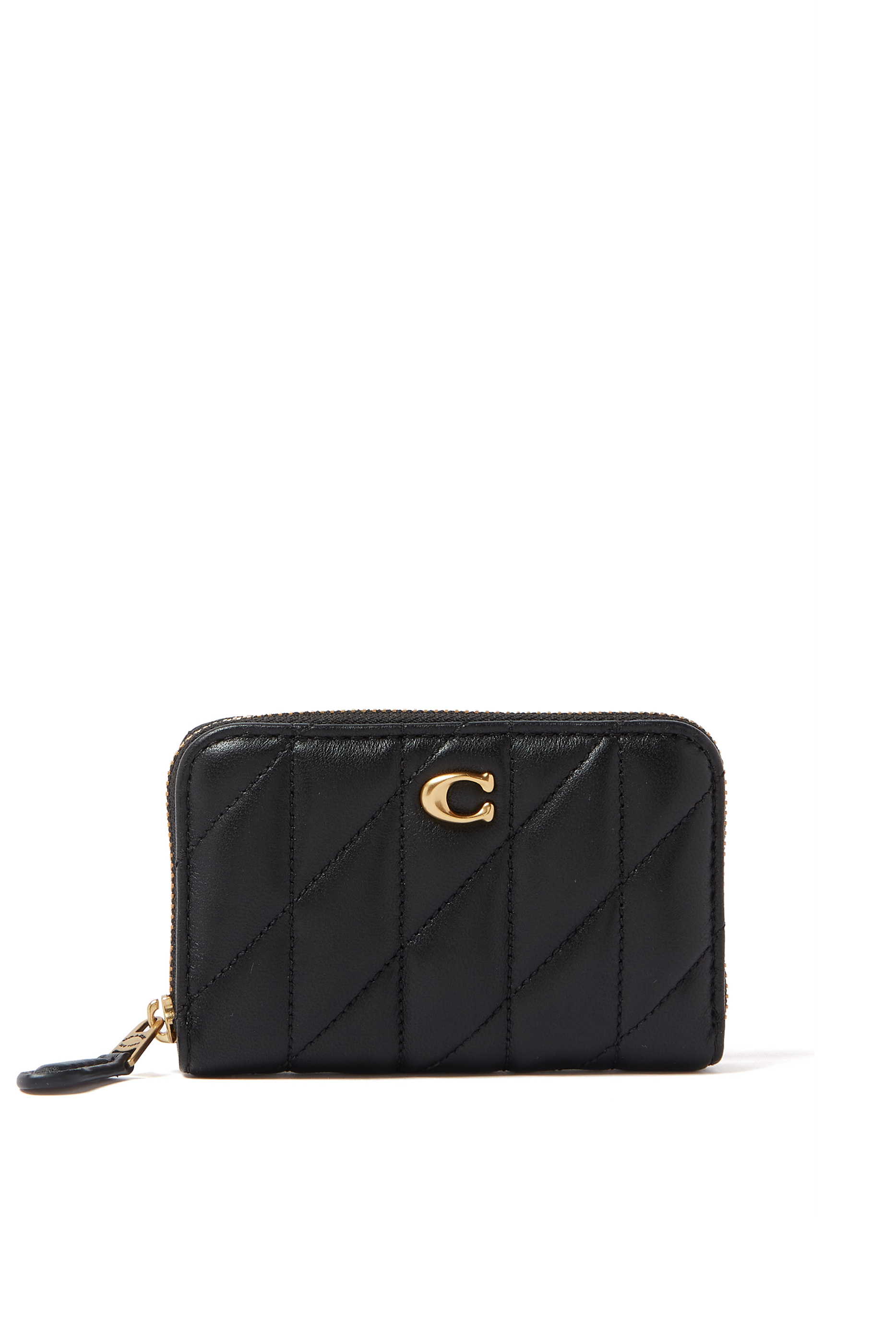 محفظة بسحاب جلد