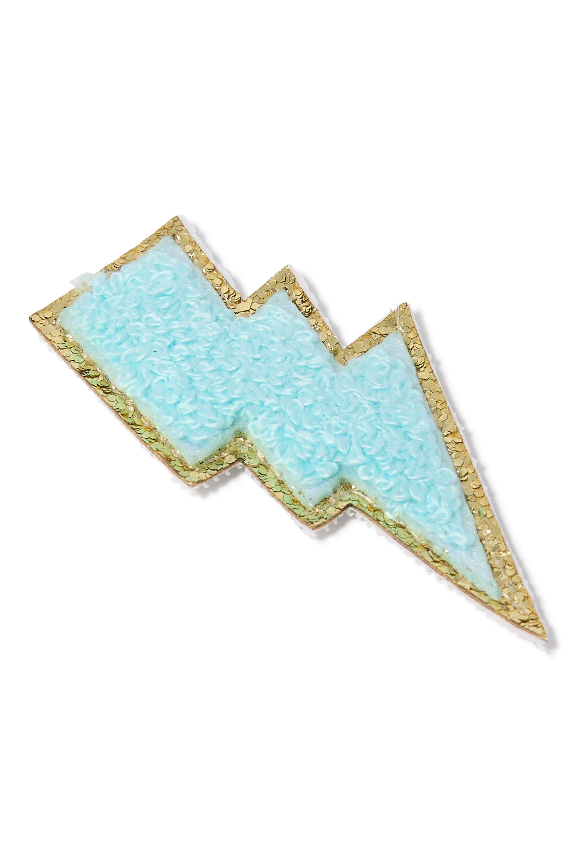 مجموعة رقع بتصميم صاعقة شينيل للأطفال