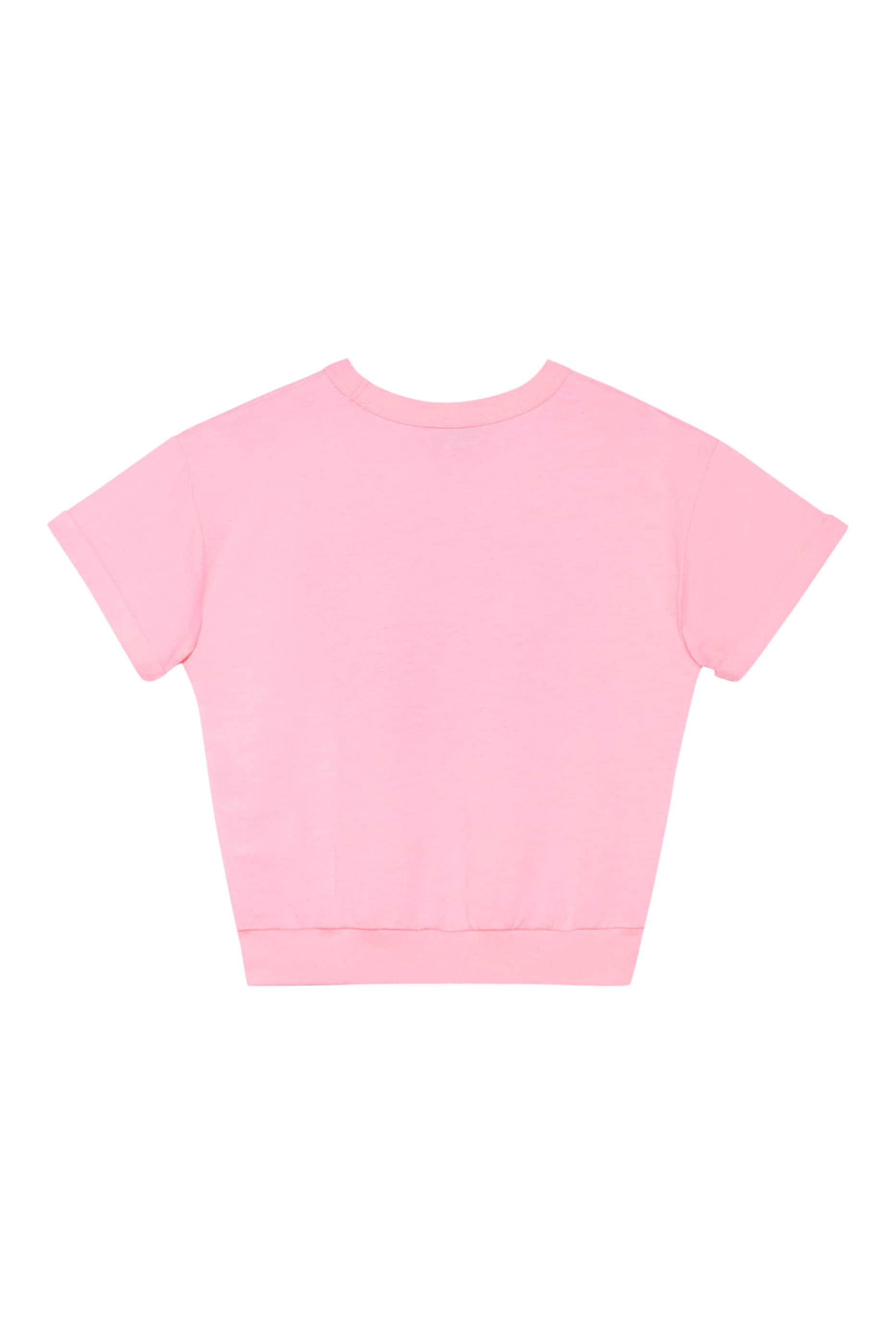 تيشيرت بطبعات حرفي شعار الماركة بتصميم متداخل