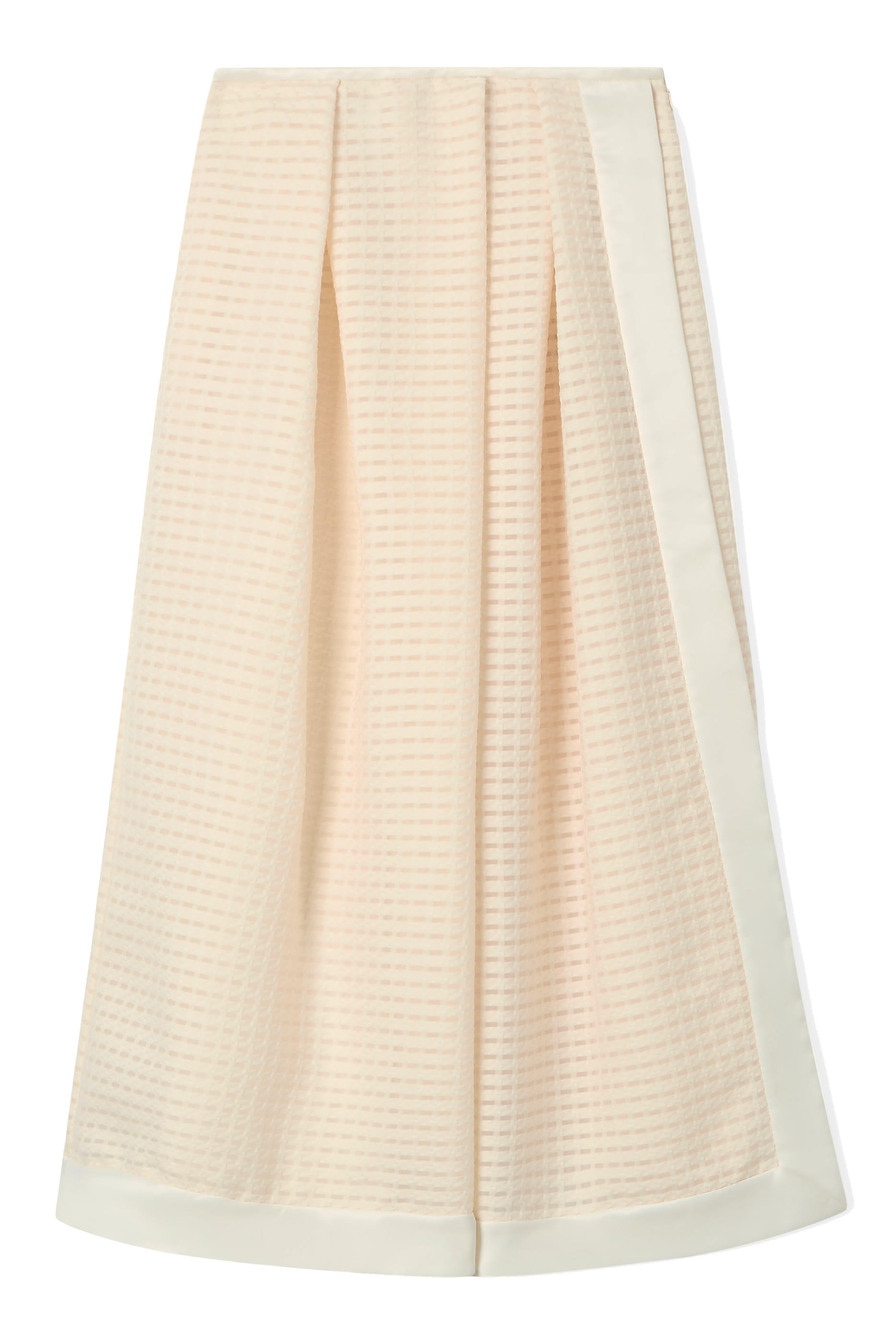 3d Vichy Jacquard Skirt