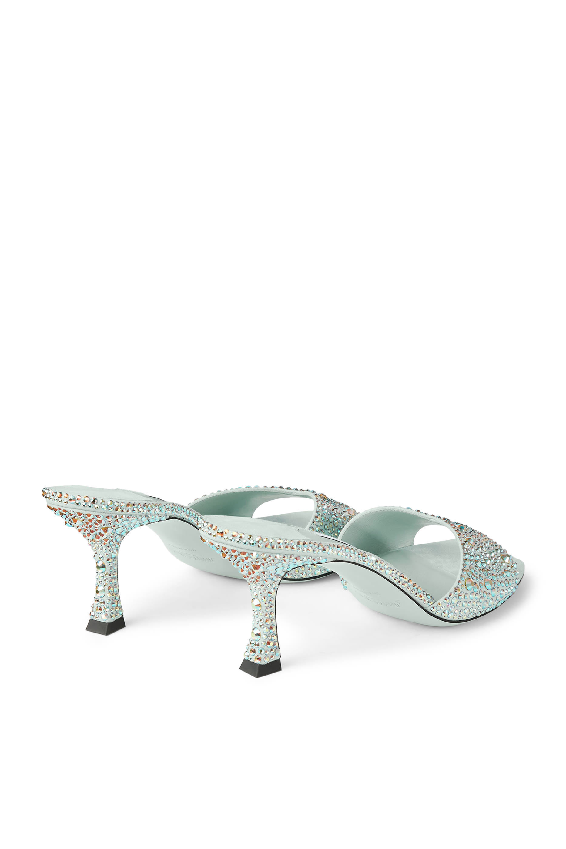 حذاء سكاي 70 مفتوح من الخلف ستان بكريستال