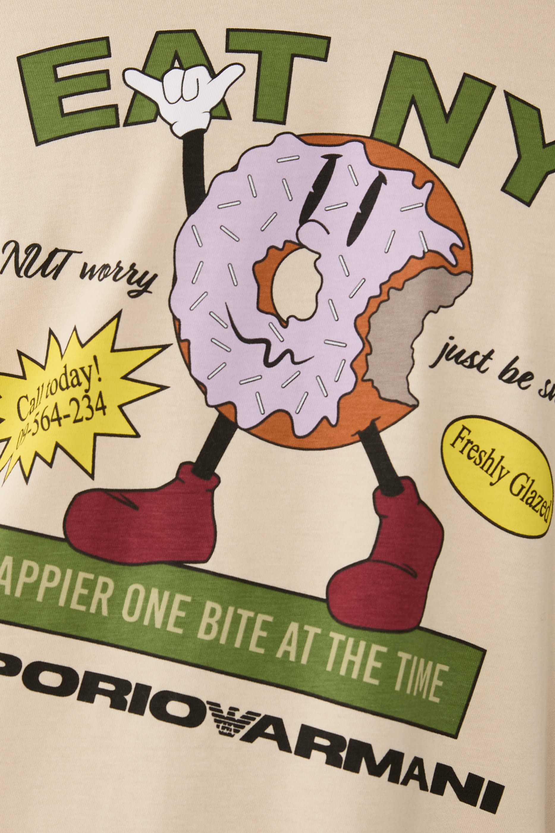 تيشيرت بنقشة غرافيكية جيرسيه من تشكيلة نيويورك