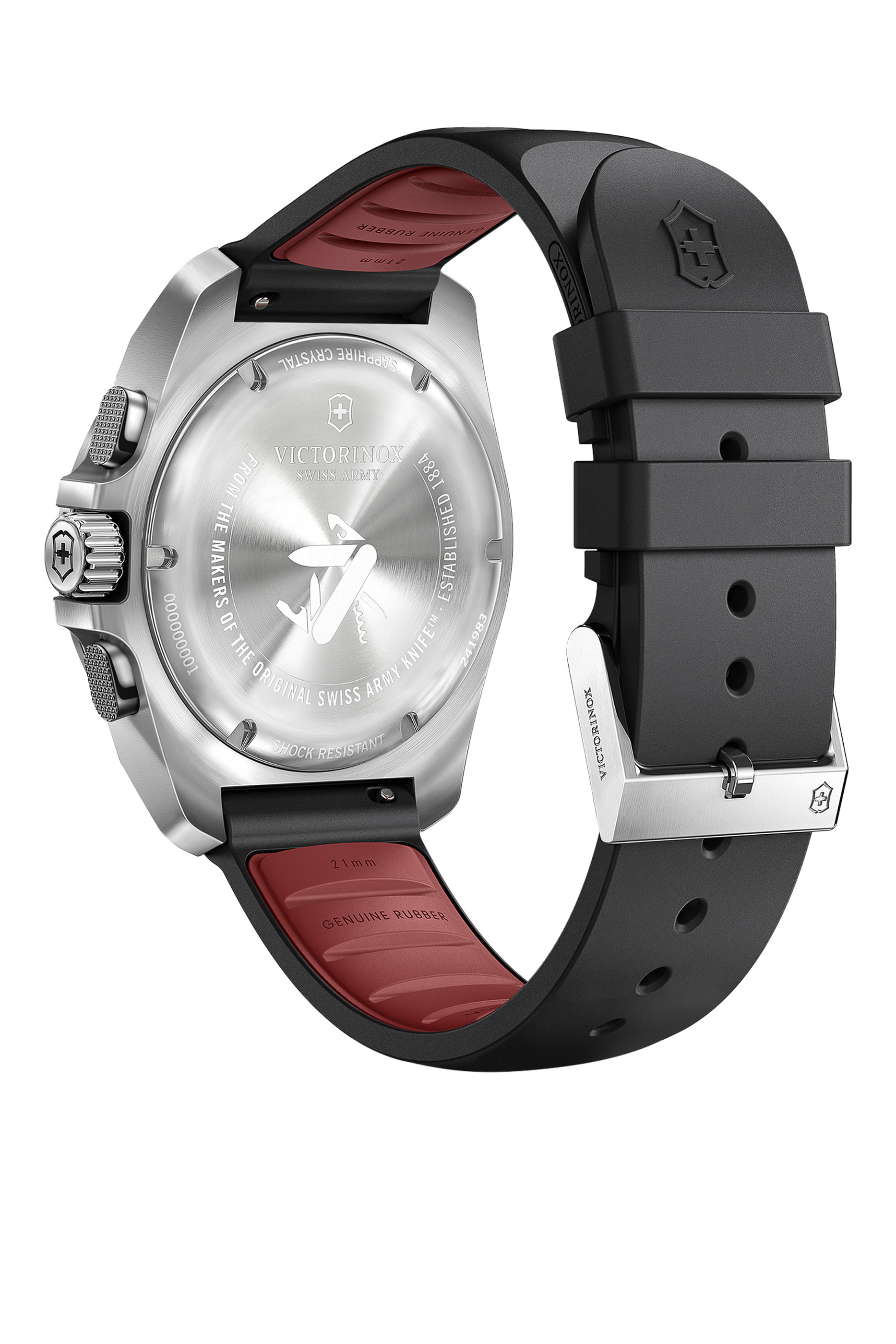 ساعة اي ان او اكس كرونو، مطاط وستانلس ستيل