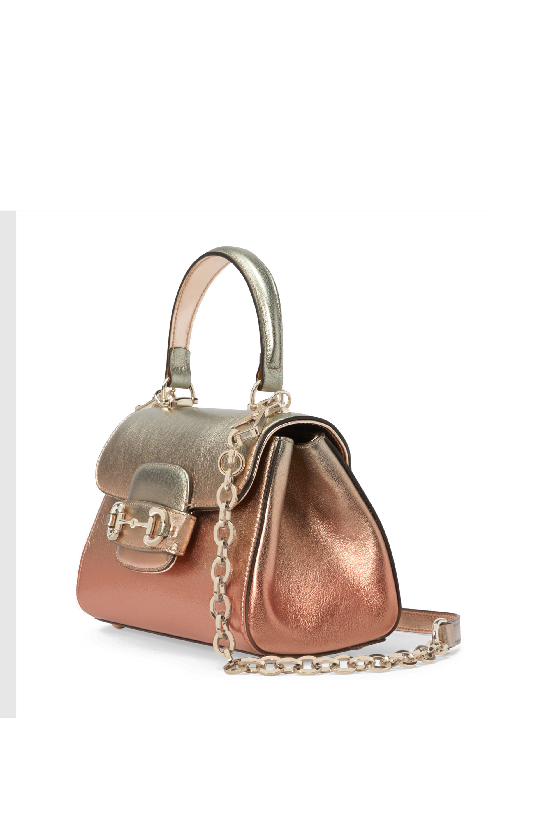 حقيبة بيد علوية وحلية لجام الحصان