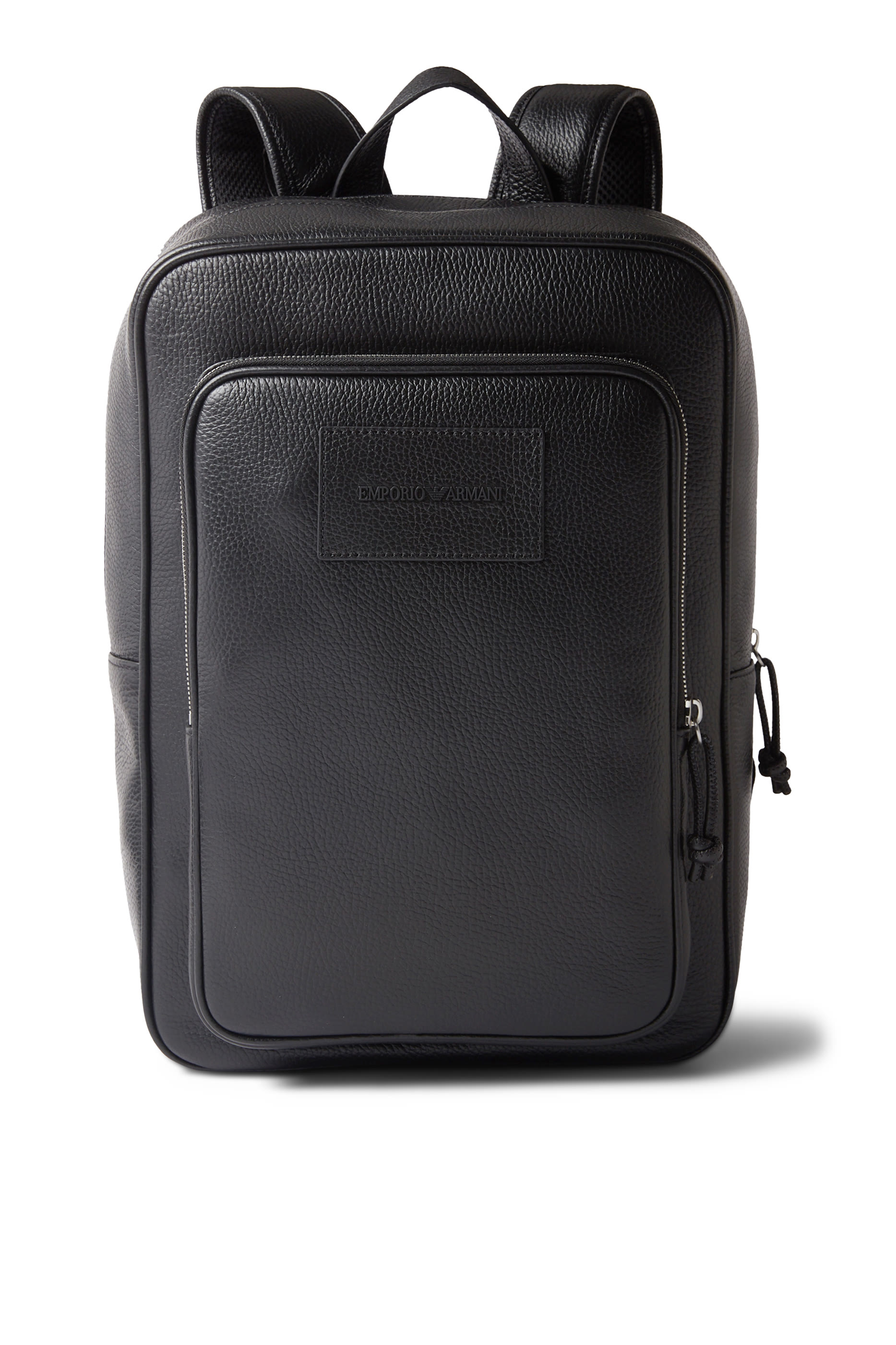 حقيبة ظهر جلد بارز الملمس