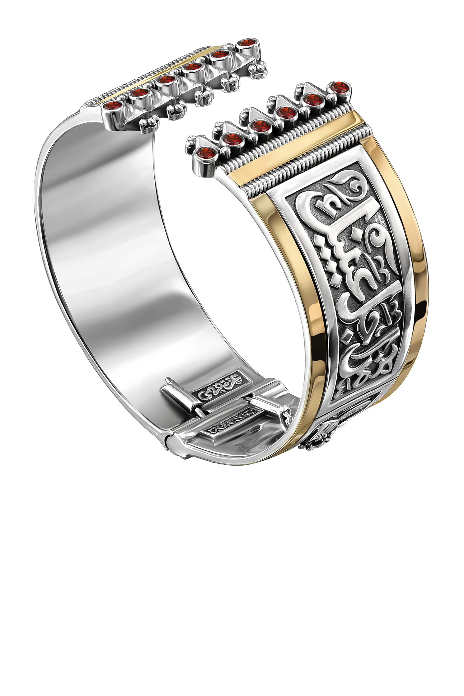 سوار مفتوح كلاسيكي ذهب أصفر عيار 18