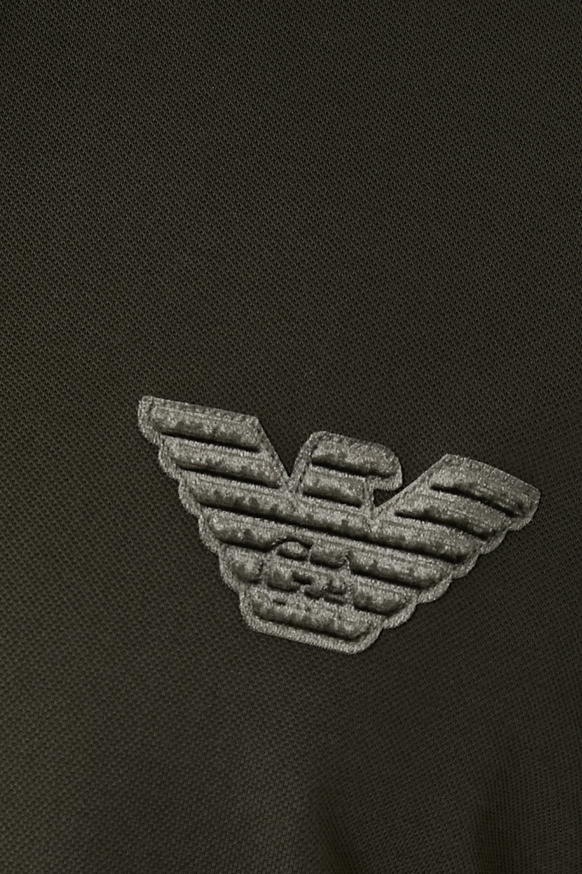 Eagle Patch Piqué Jersey Polo Shirt