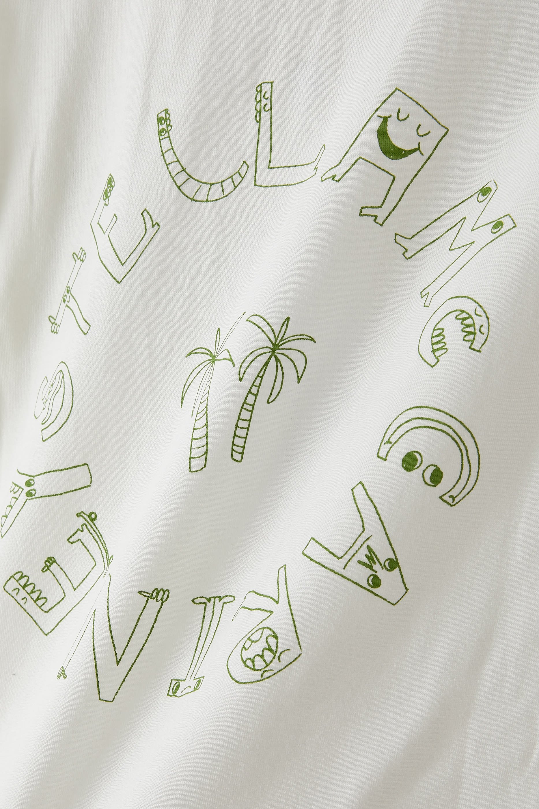 تيشيرت بطبعة لوحة تزلج كلاسكيية للأطفال