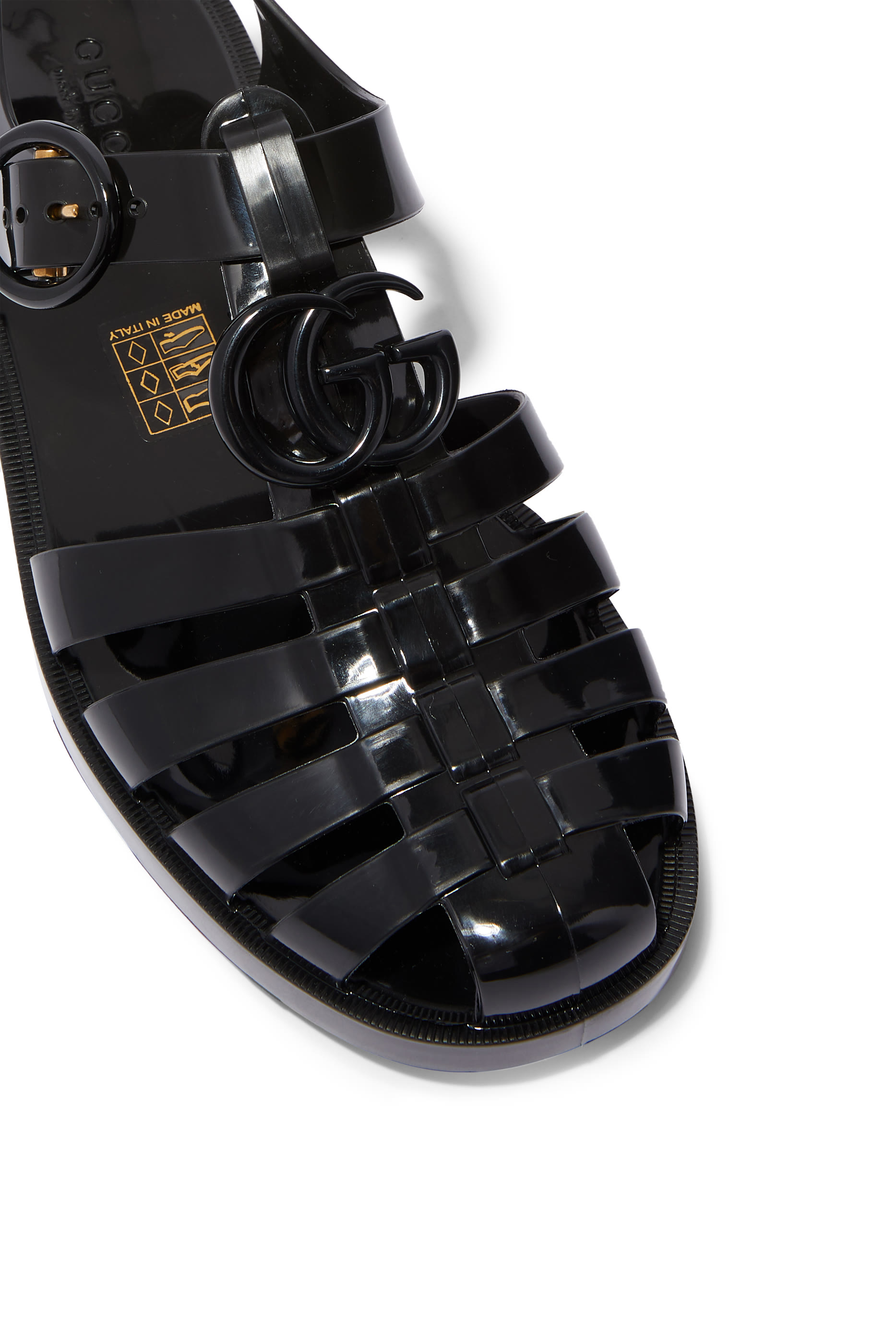 صندل مزين بشعار G مزدوج