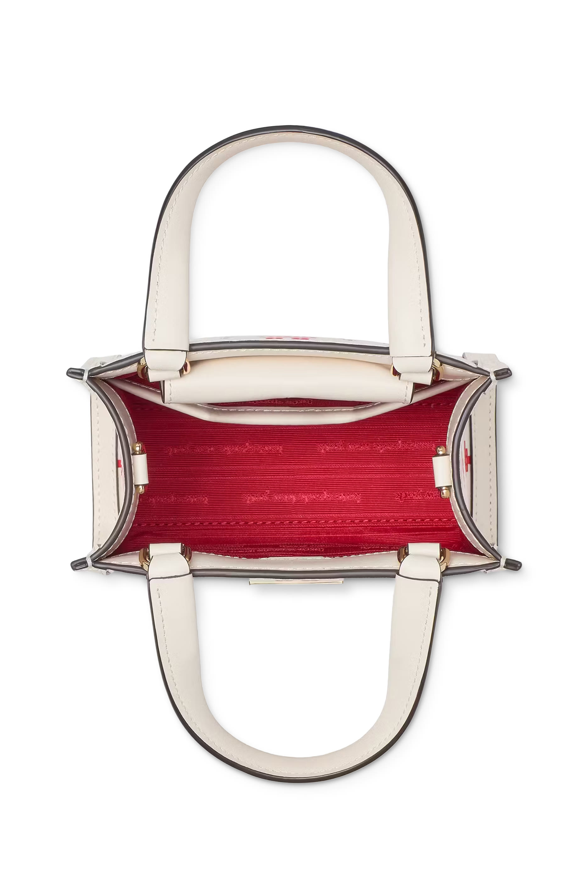 حقيبة يد مانهاتن صغيرة بنقشة قلوب بيكسل