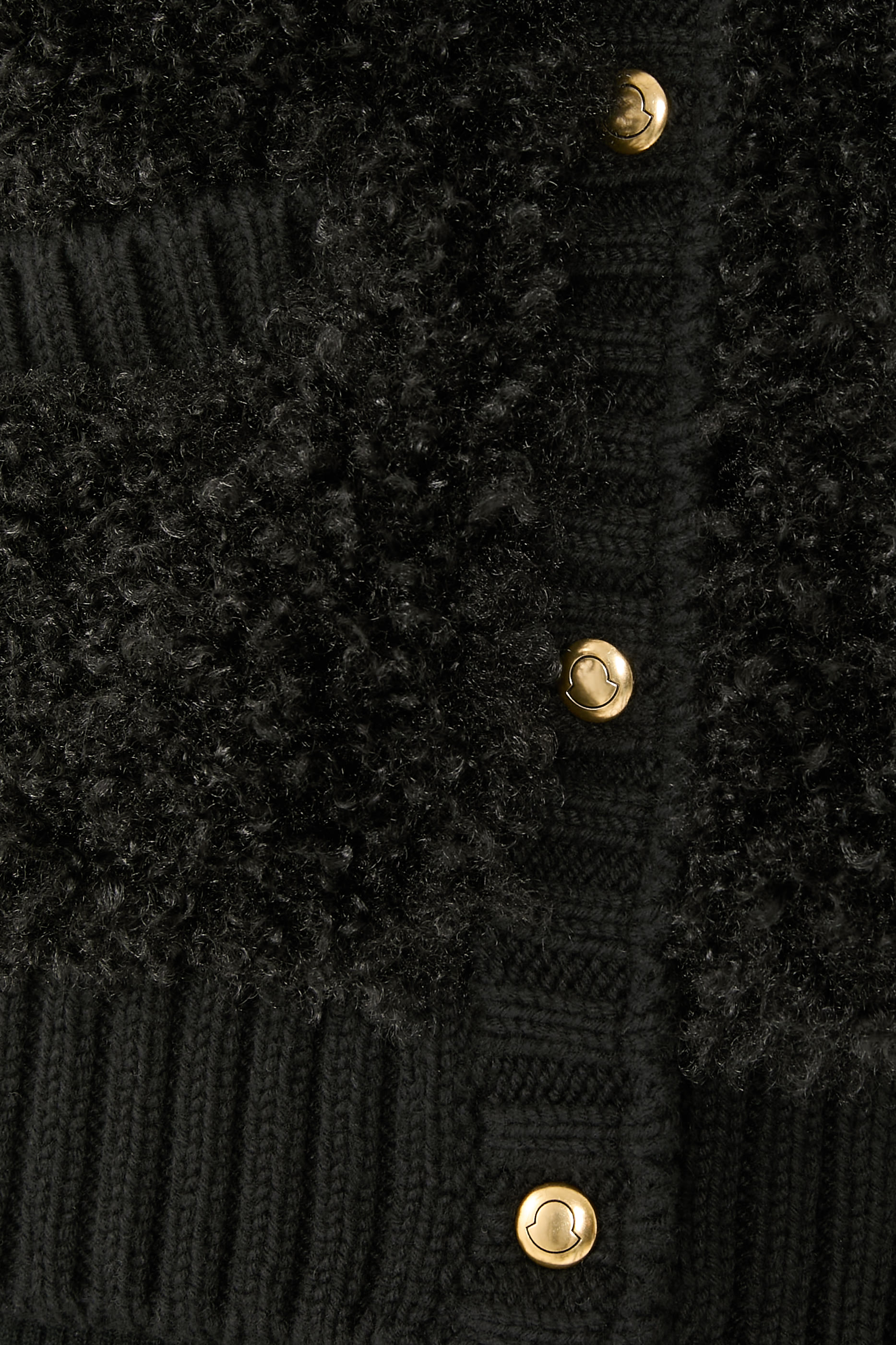 كارديغان بتصميم مبطن صوف وقماش تيدي 