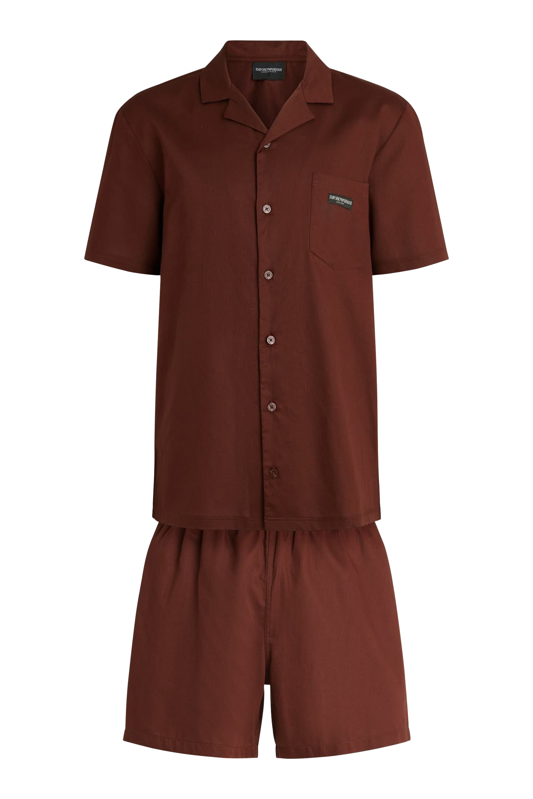 طقم بيجامة بشعار الماركة