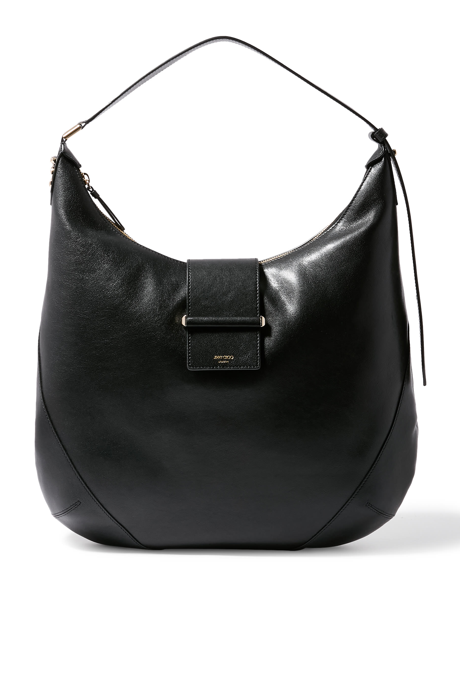 حقيبة هوبو بحلية بتصميم عمود