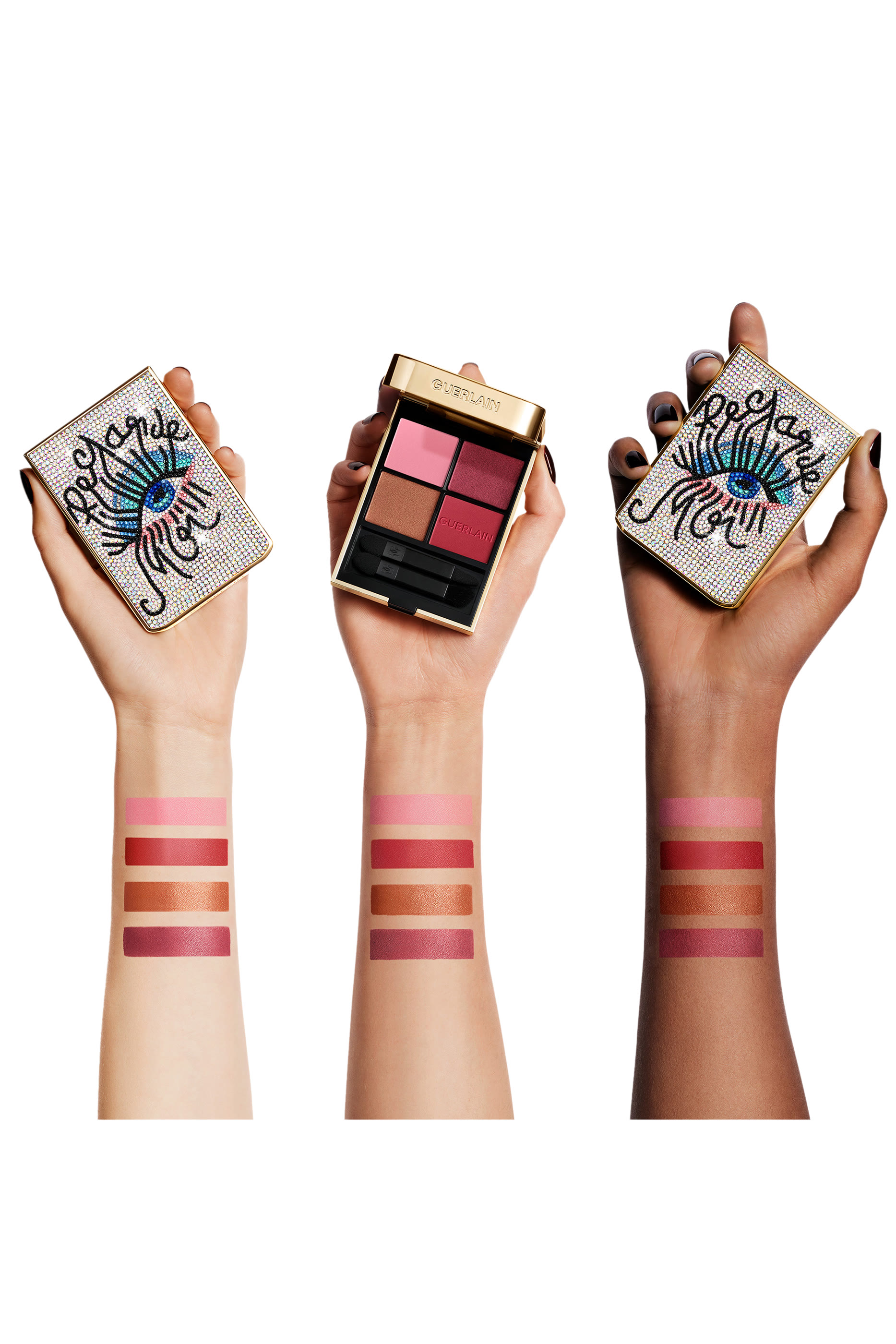 لوحة ظلال عيون أومبر جي بأربع ألوان