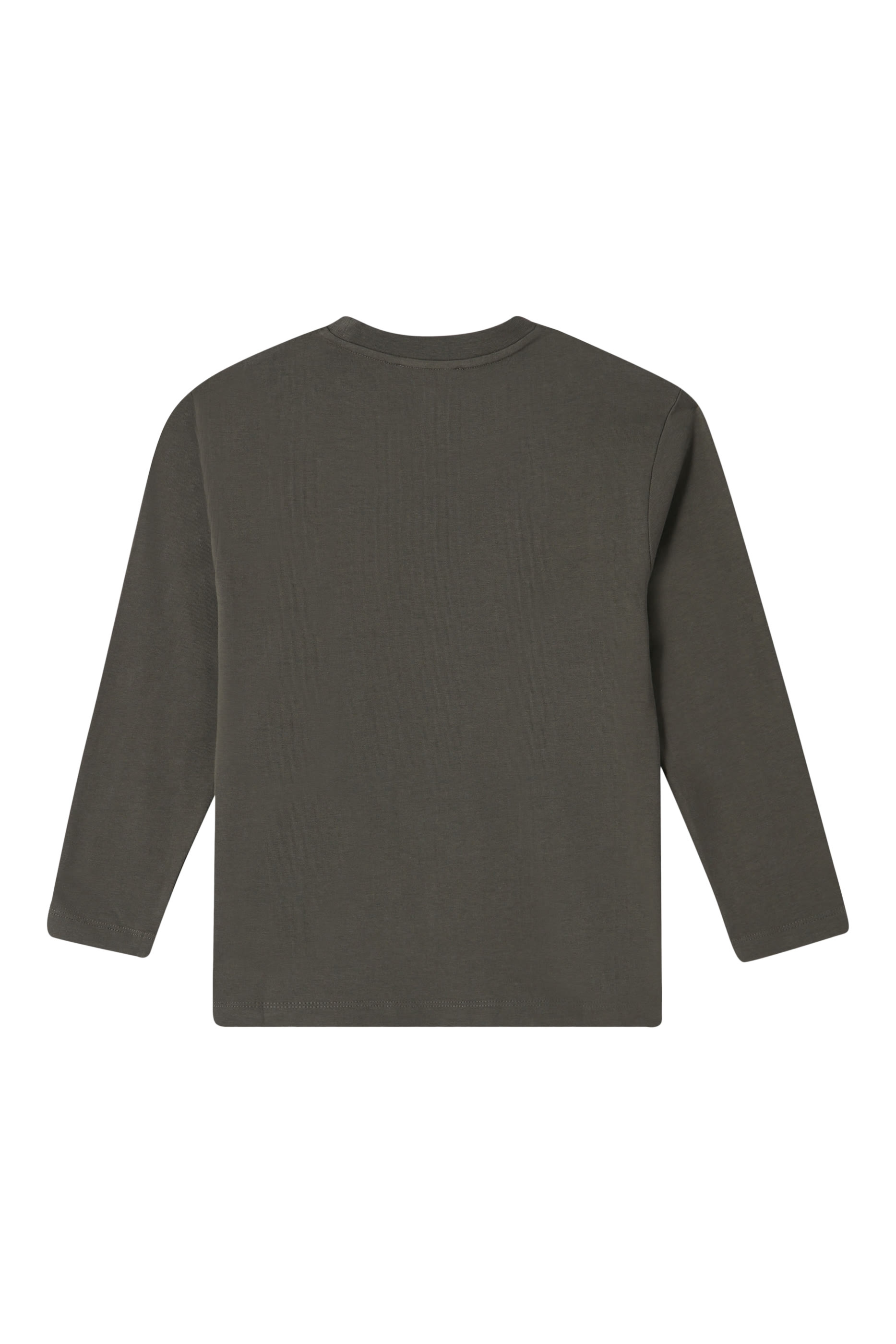 تيشيرت بشعار الماركة قطن للأطفال