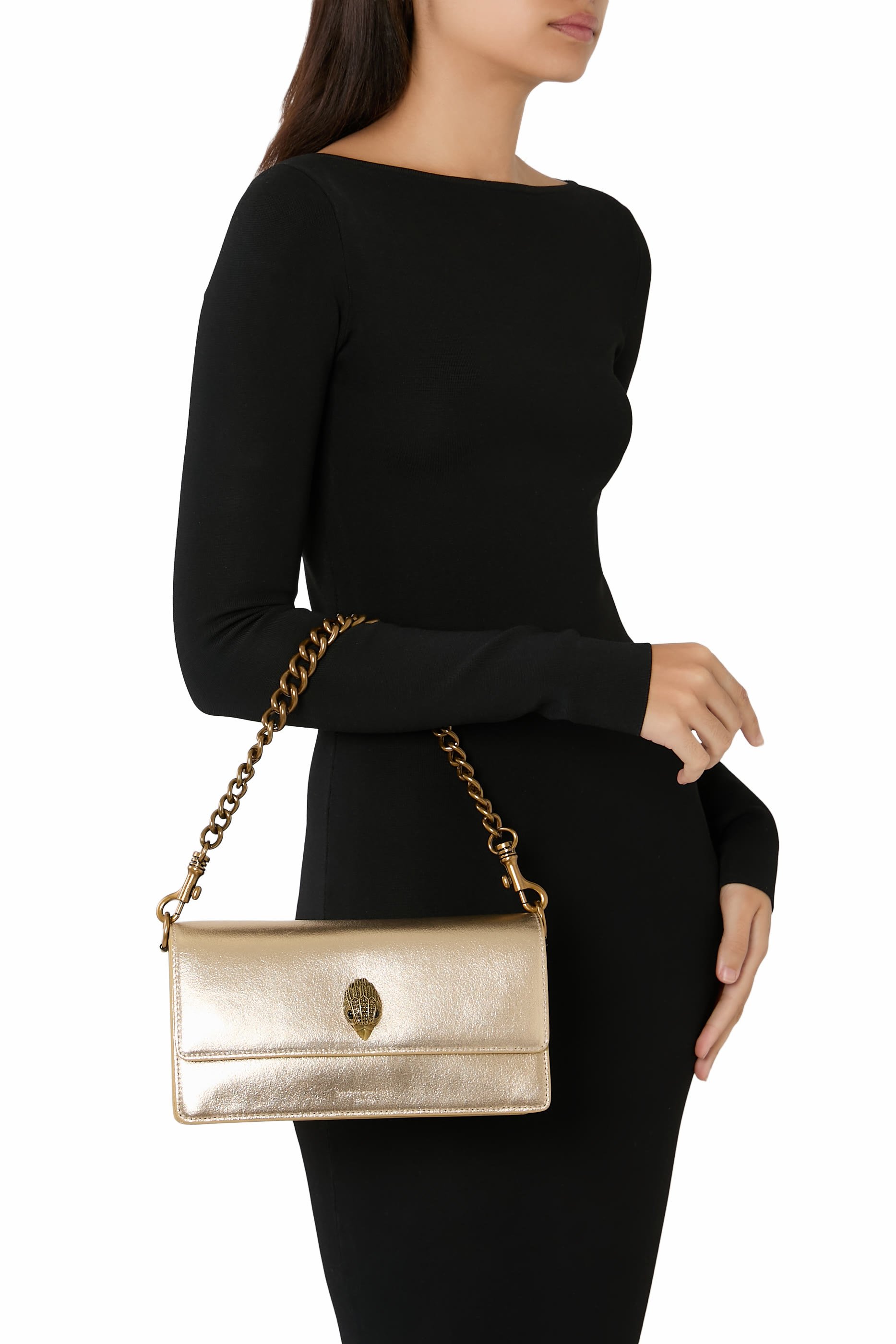 حقيبة كتف سولان جلد ناعم