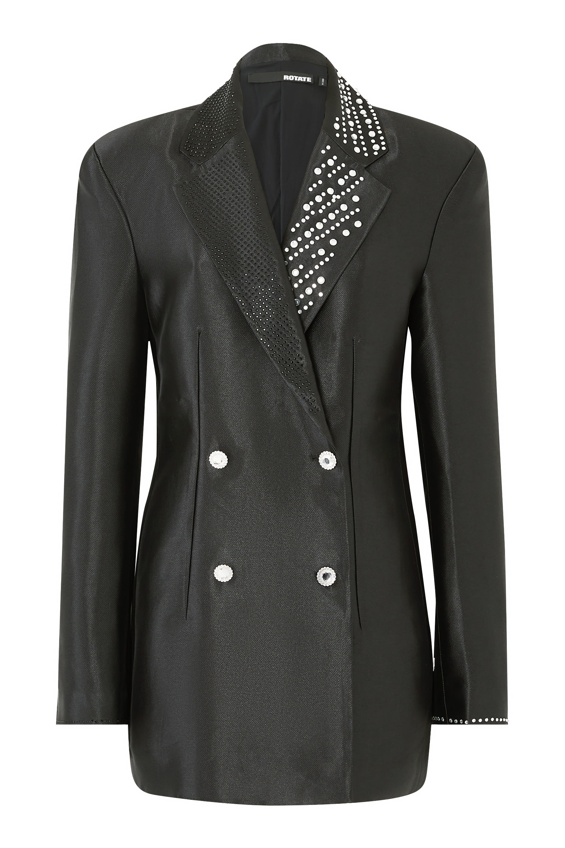 فستان بنمط بليزر مطرز