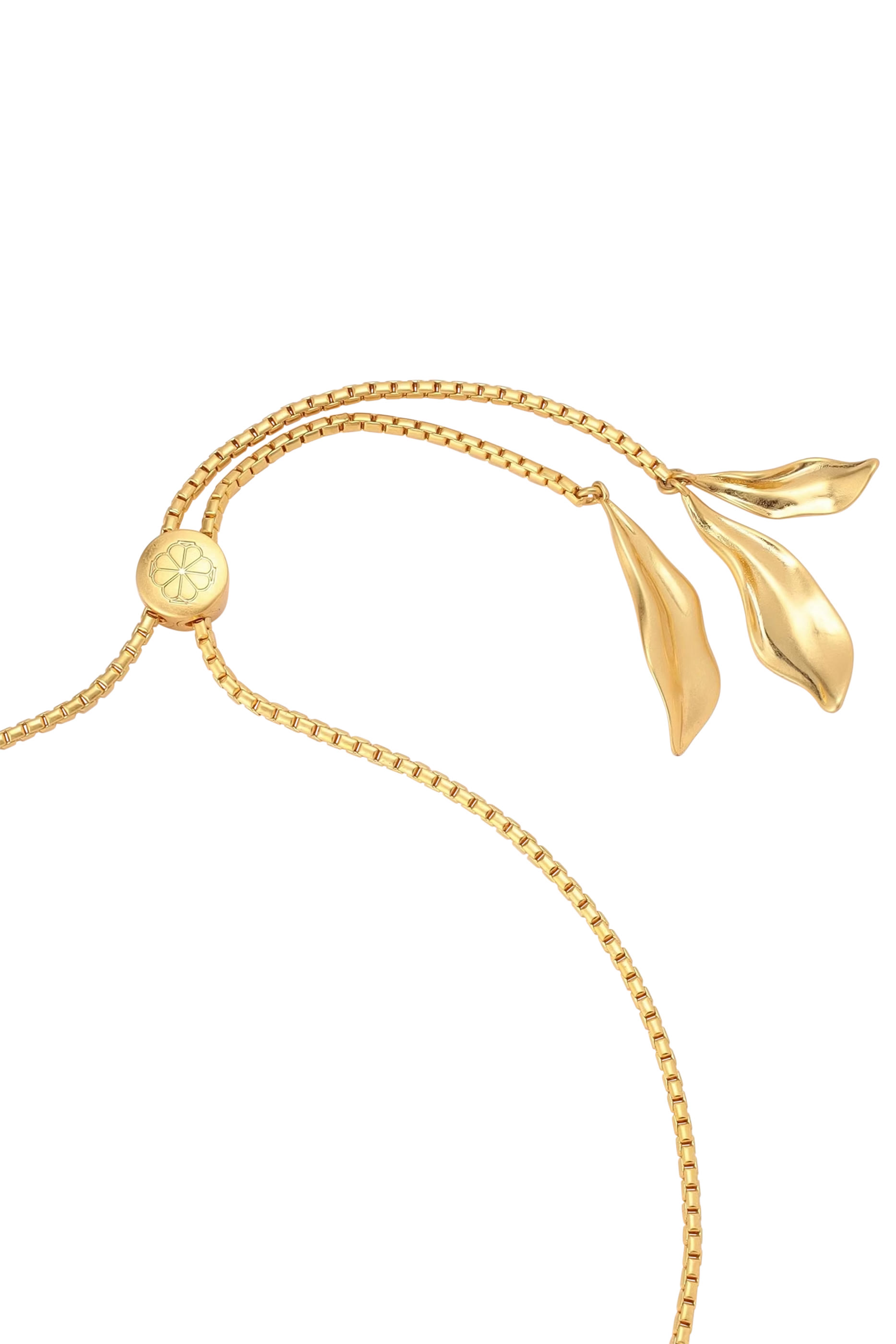 قلادة بنمط ملفوف بحلي بتصميم براعم ورد