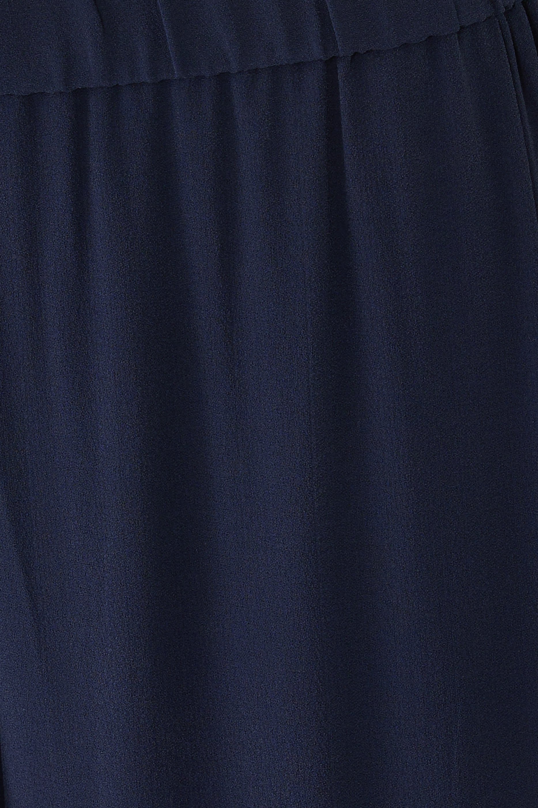 بنطال بقصة واسعة حرير جورجيت كريب