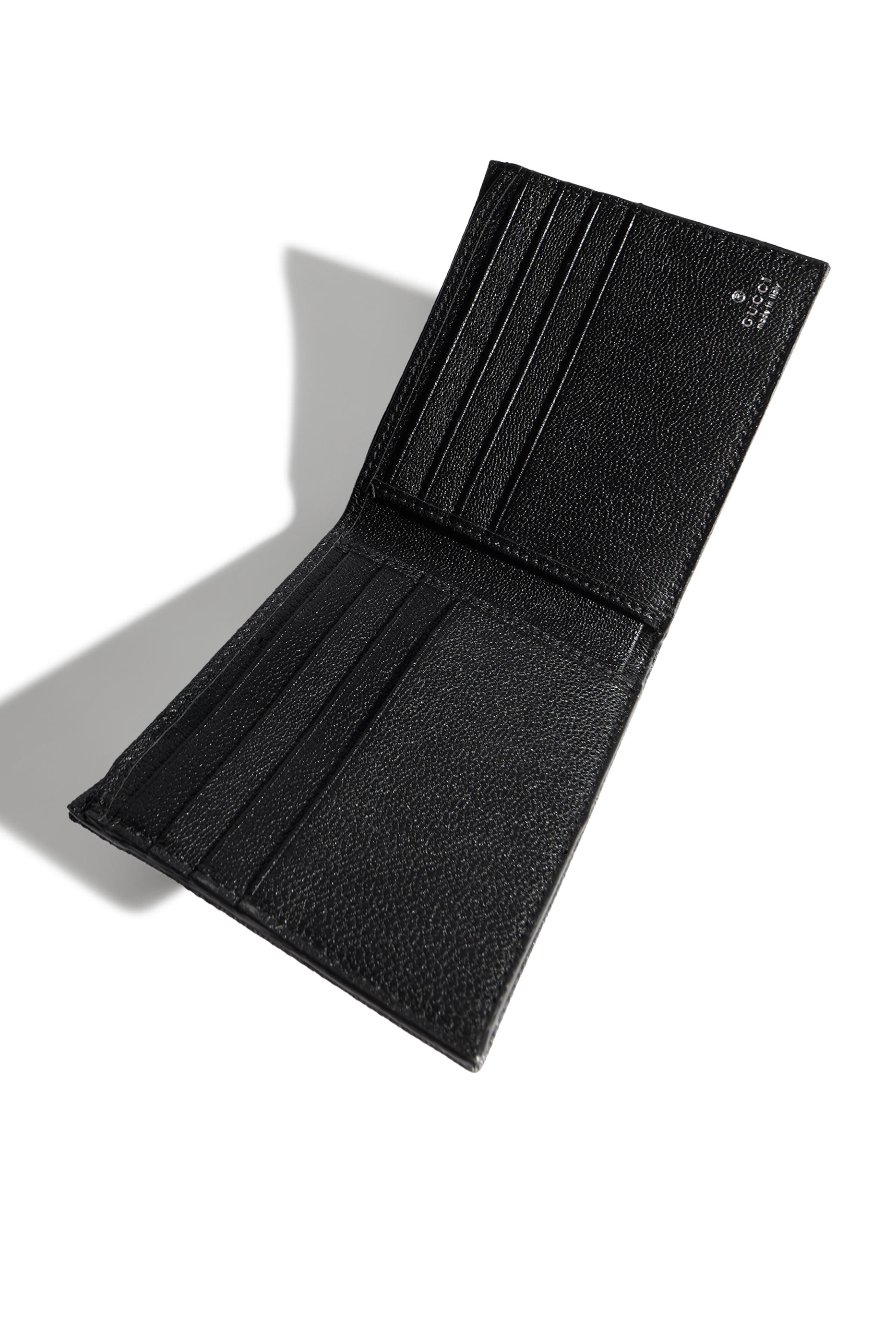 محفظة ثنائية الطي بشعار الماركة