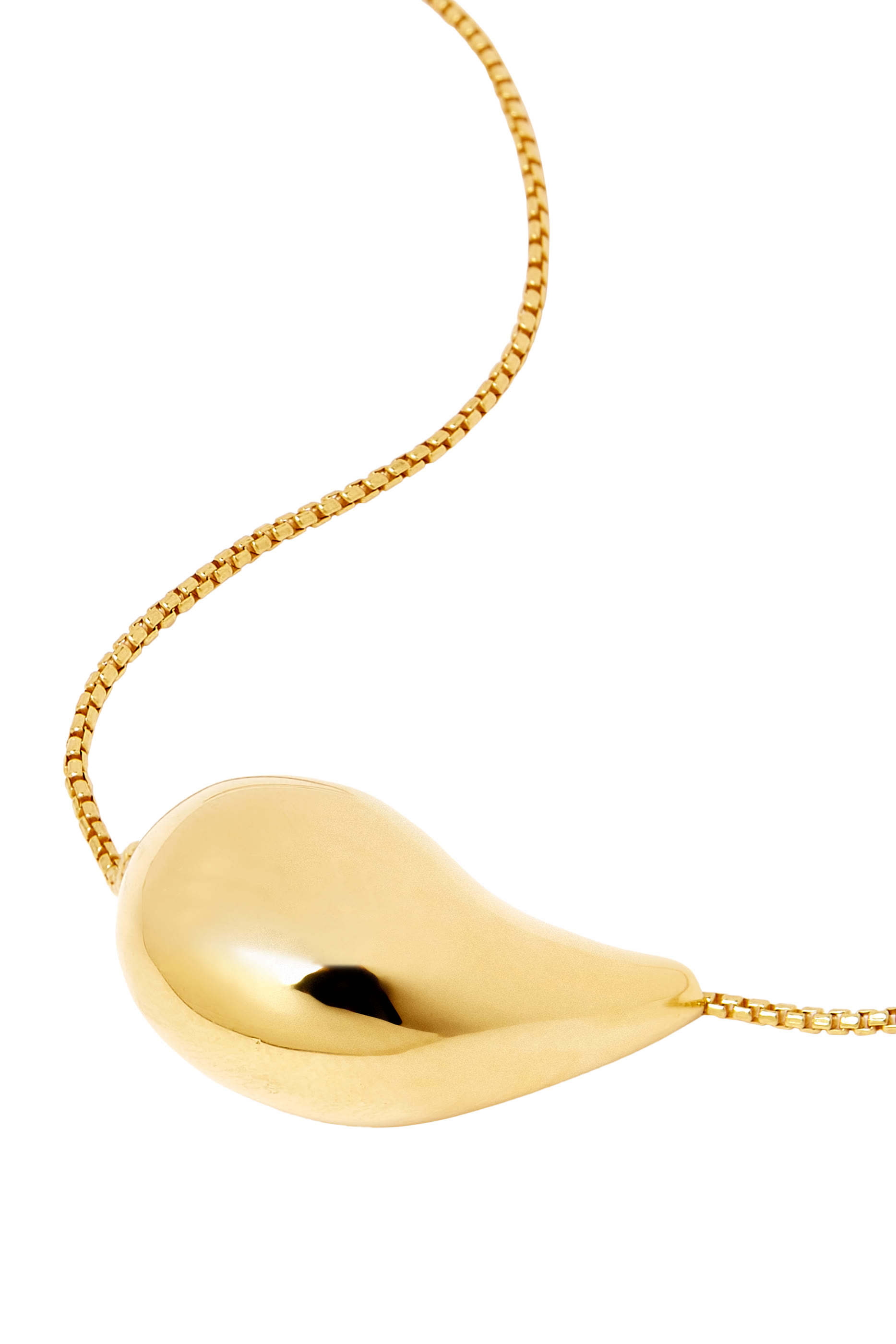 قلادة بدلاية بتصميم دمعة، فضة إسترلينية