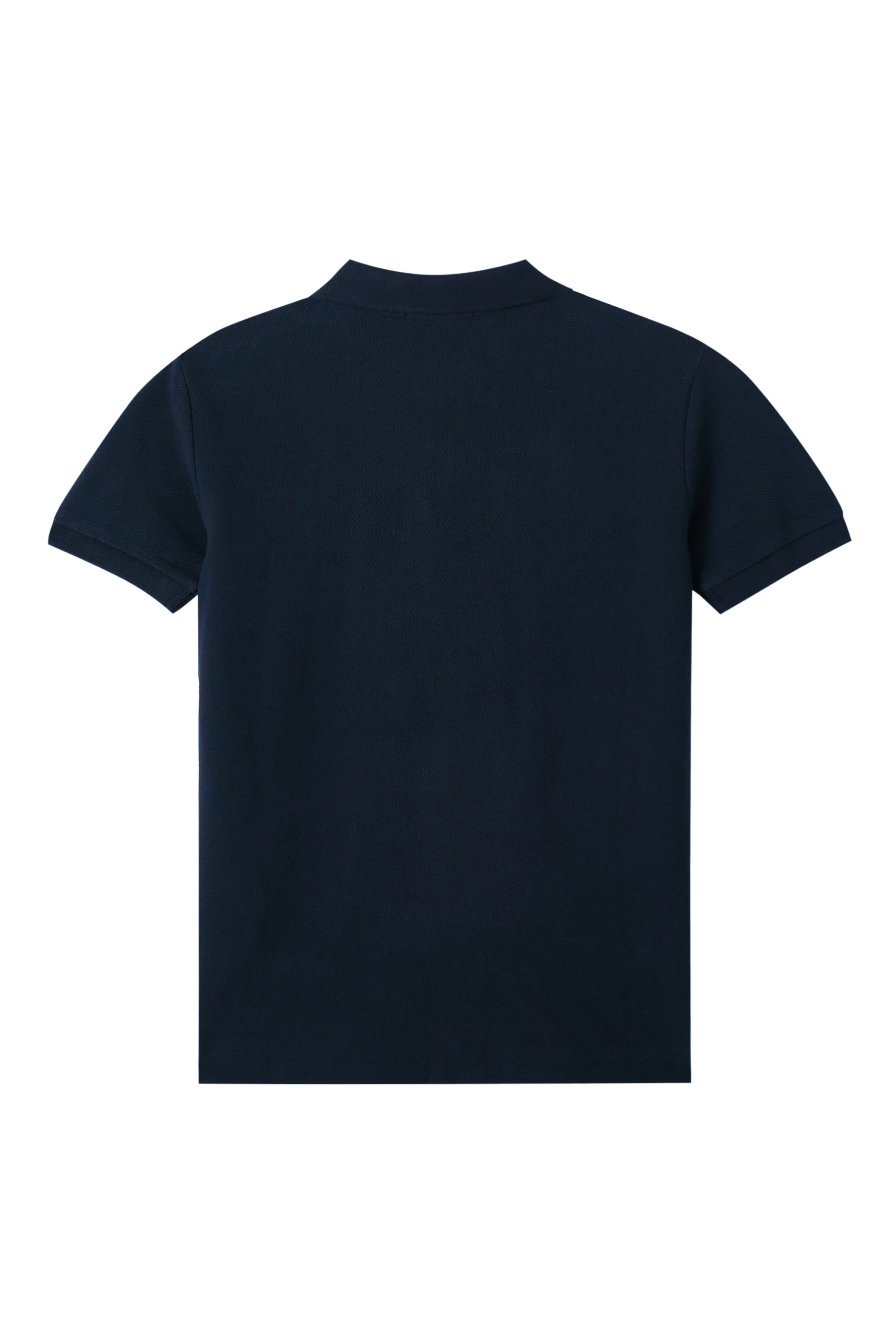 قميص بولو بشعار لاعب البولو قطن شبكي للأطفال