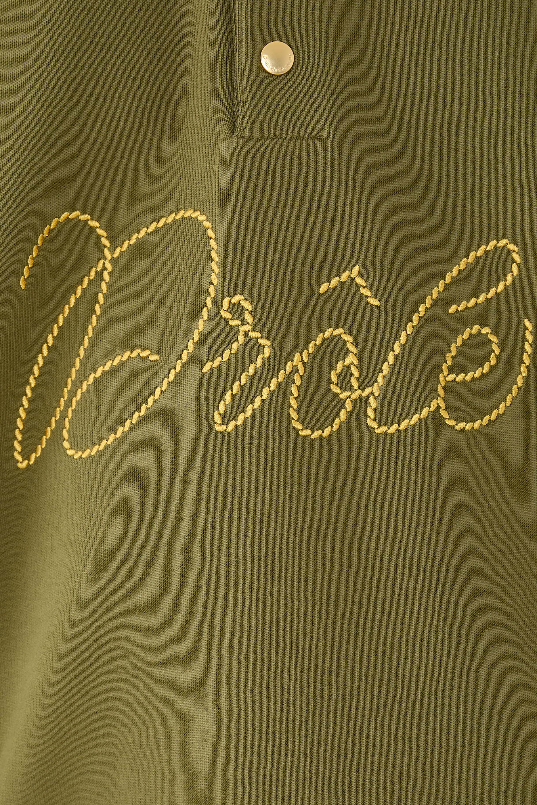 Logo Braided Polo Shirt