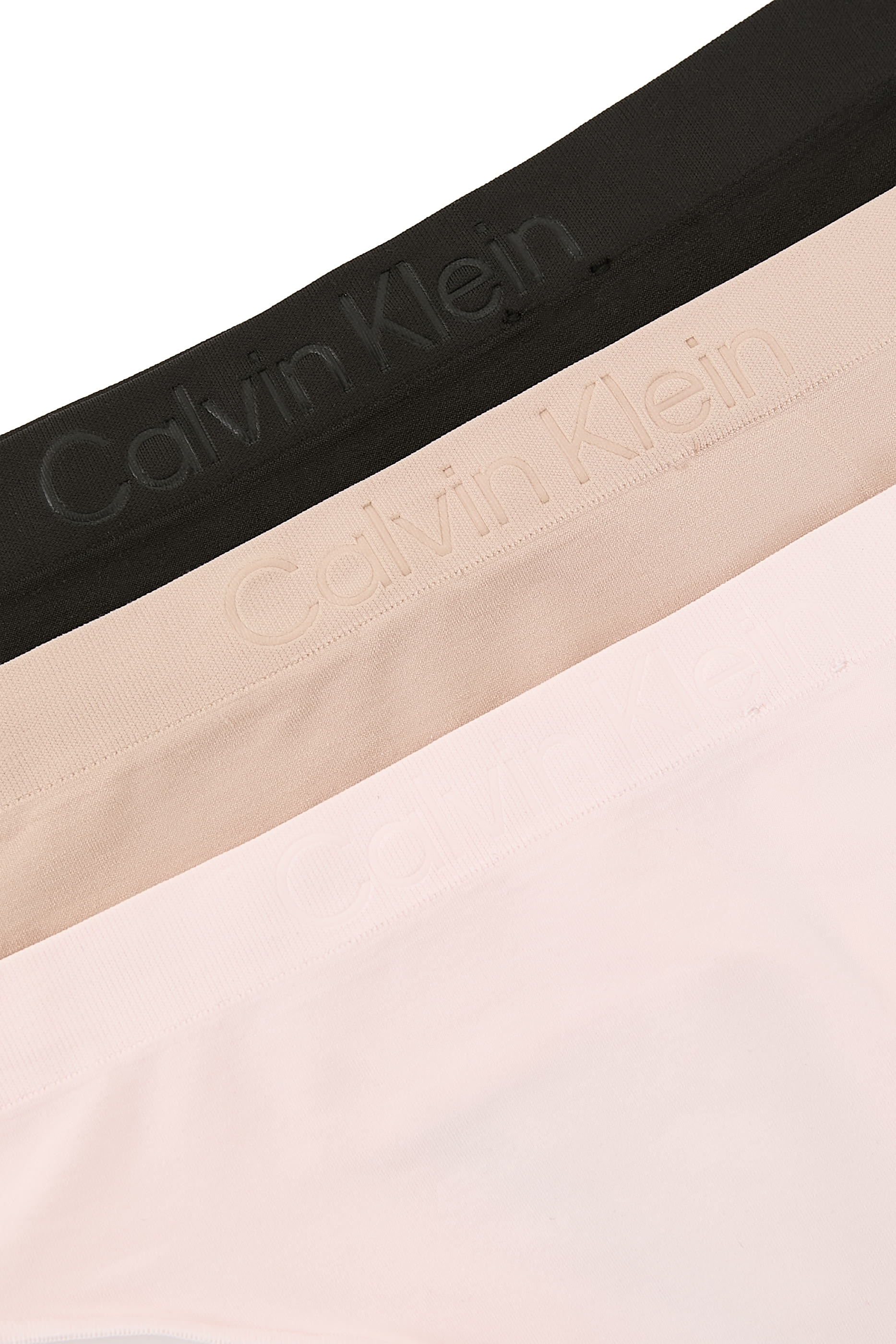 طقم قطع بيكيني سفلية بخصر مطاطي قماش مقوى