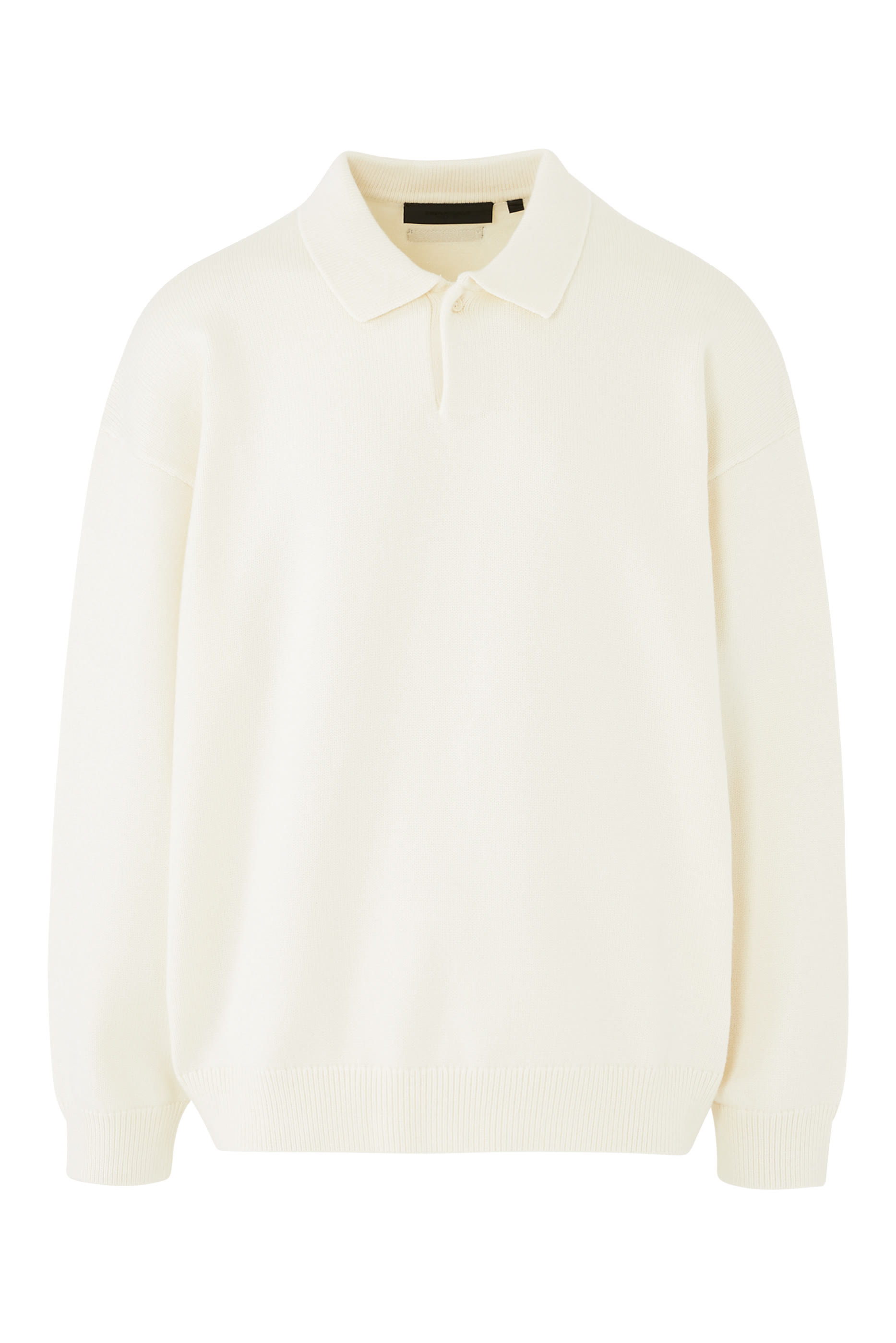 كنزة بولو منسوجة بشعار اسنشالز