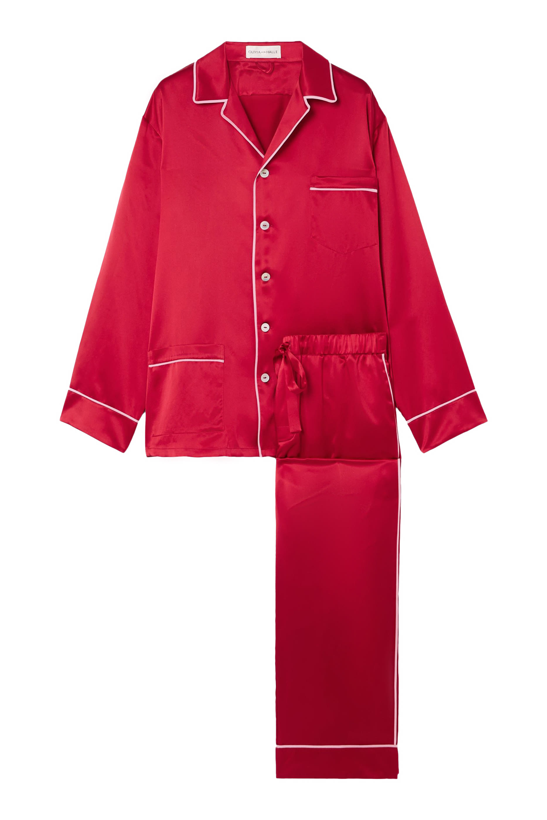 طقم بيجامة إيف حرير