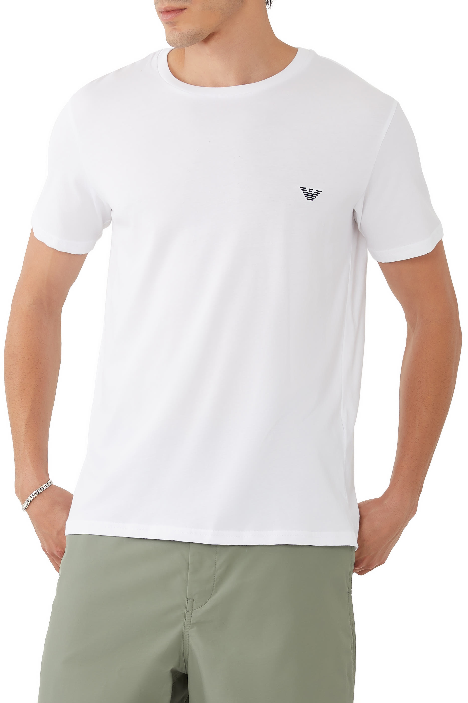 تيشيرت قطن بشعار الماركة