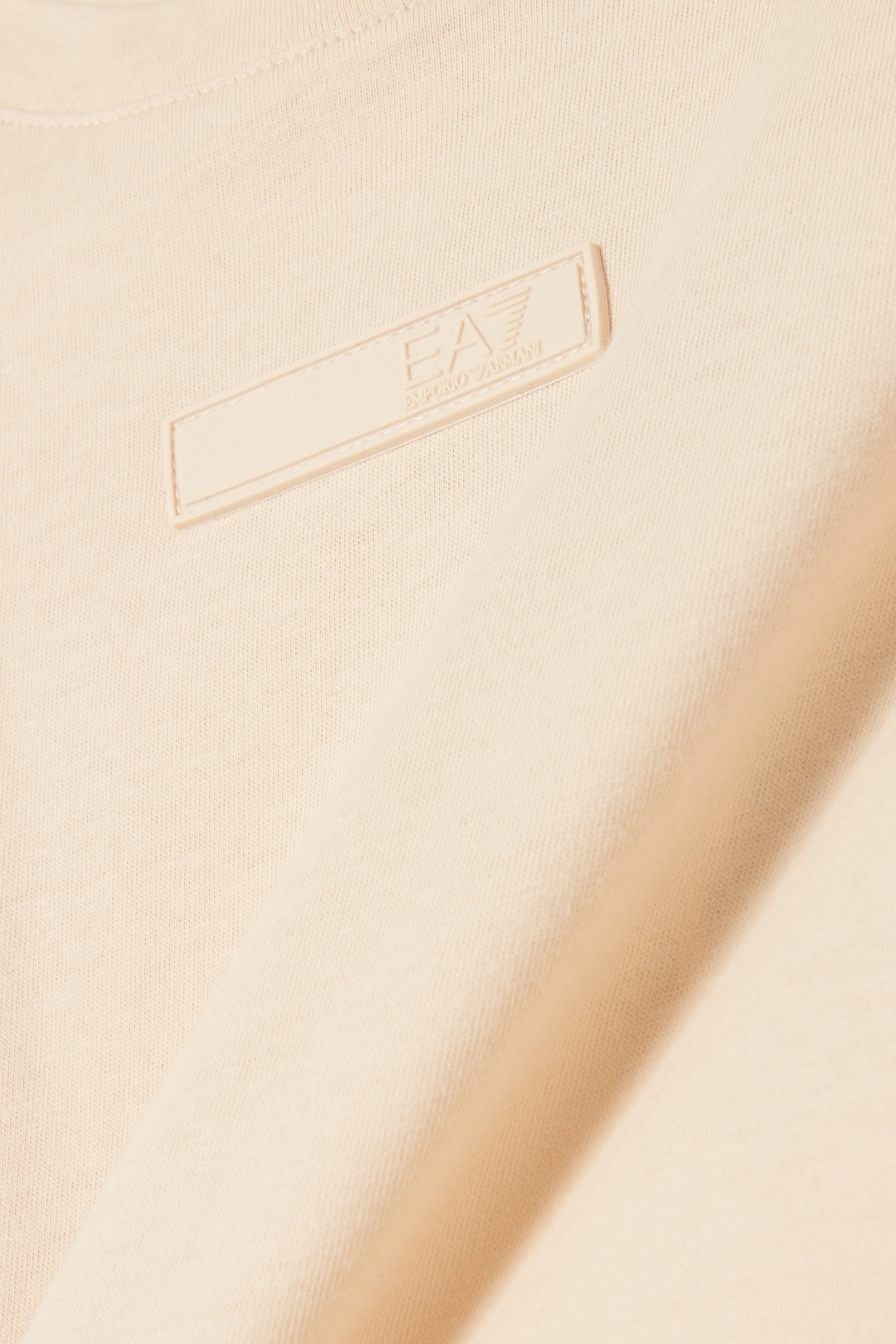 تيشيرت بنقشة شعار الماركة وزهور قطن للأطفال