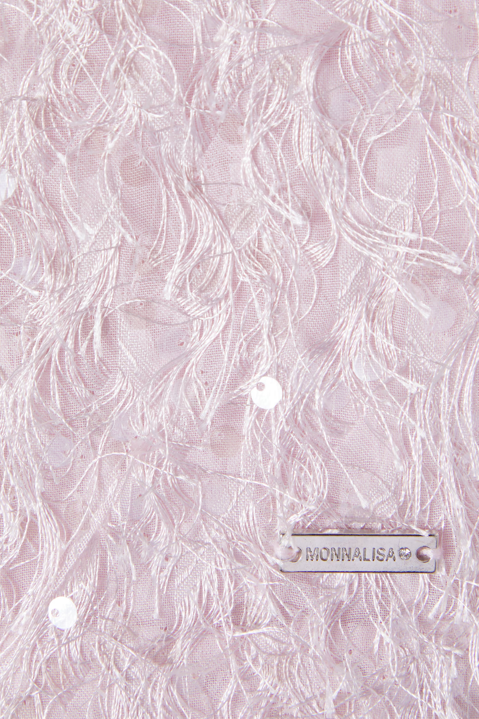 بلوزة بون تون فانسي مزينة بشراشيب للأطفال