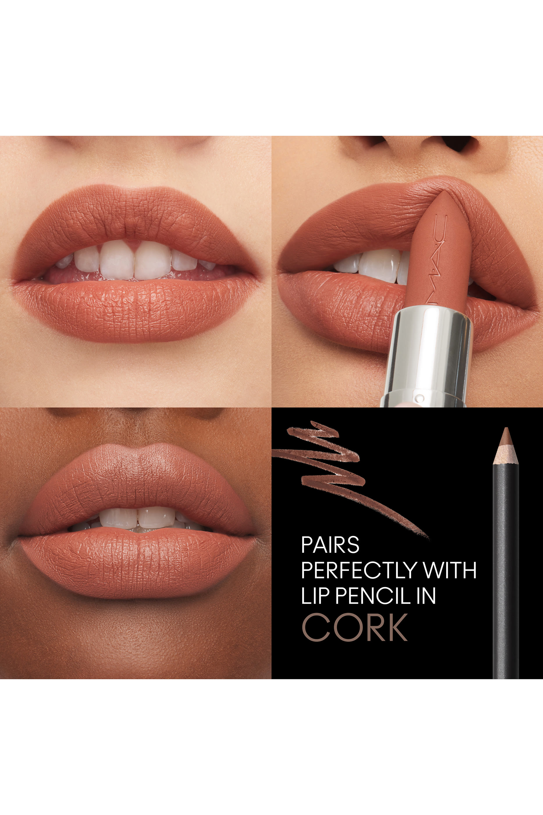 أحمر شفاه ام ايه سي اكسيمال ناعم غير لامع