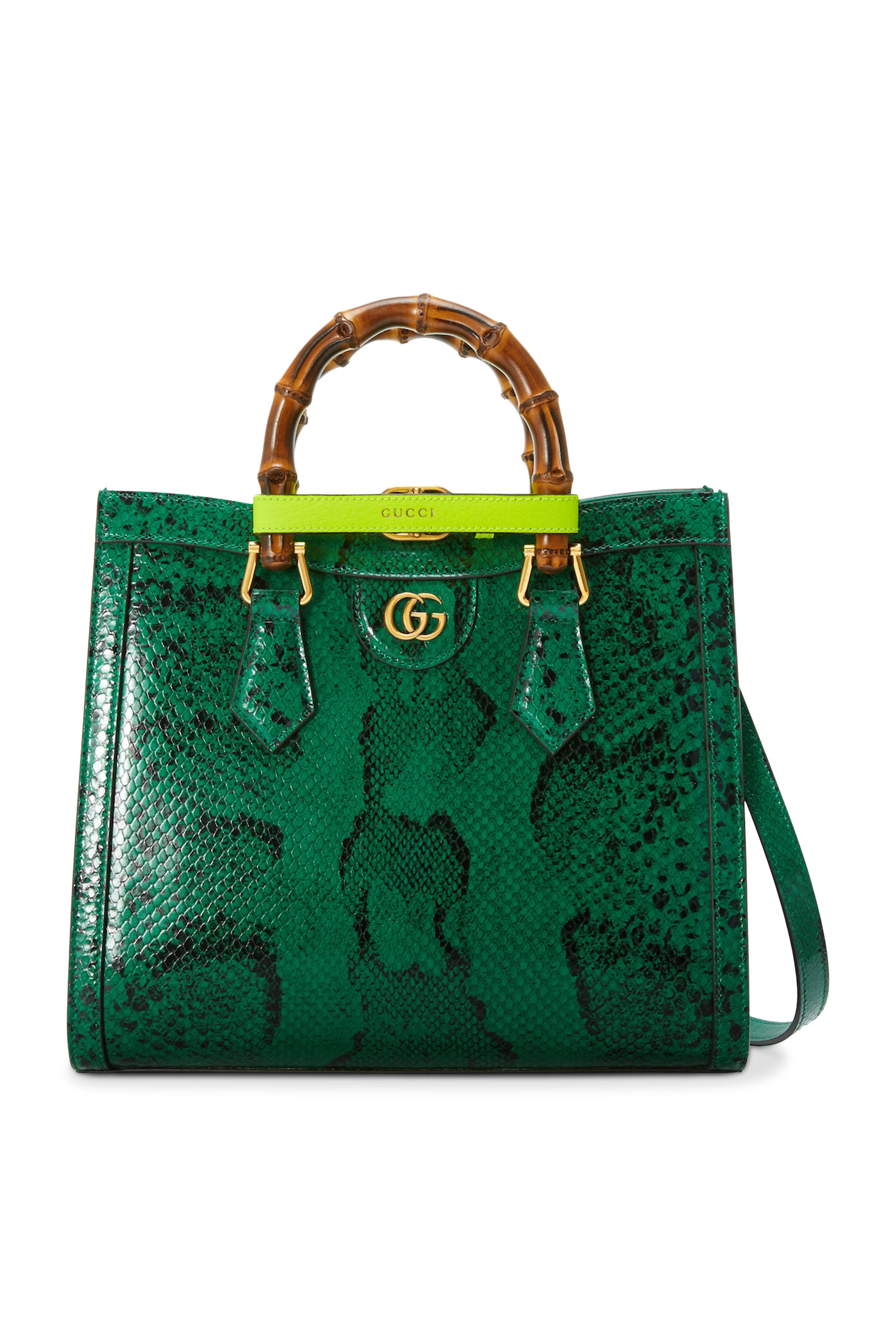 حقيبة ديانا صغيرة بنقشة جلد الثعبان