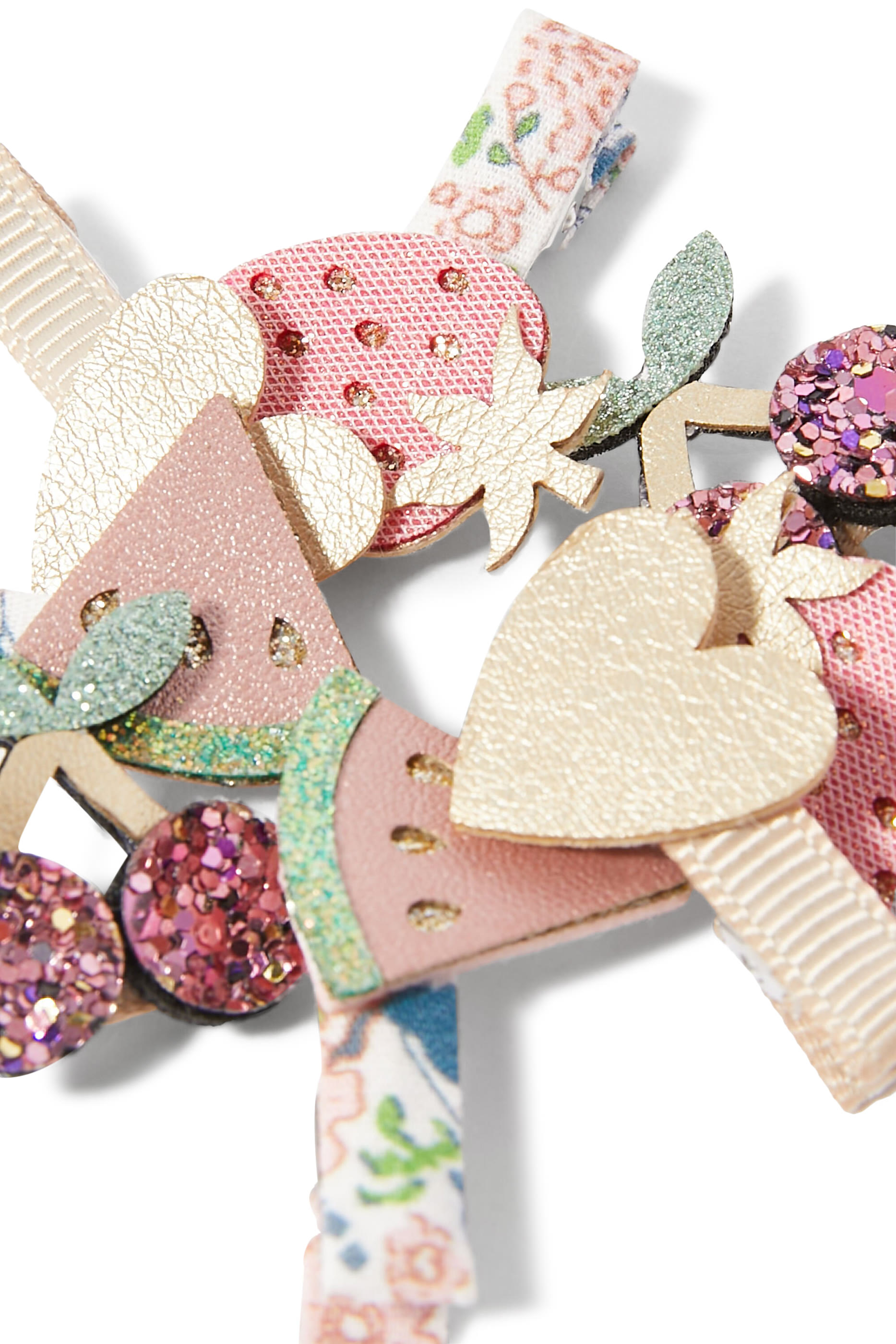 مشابك شعر بتصميم فواكه للأطفال