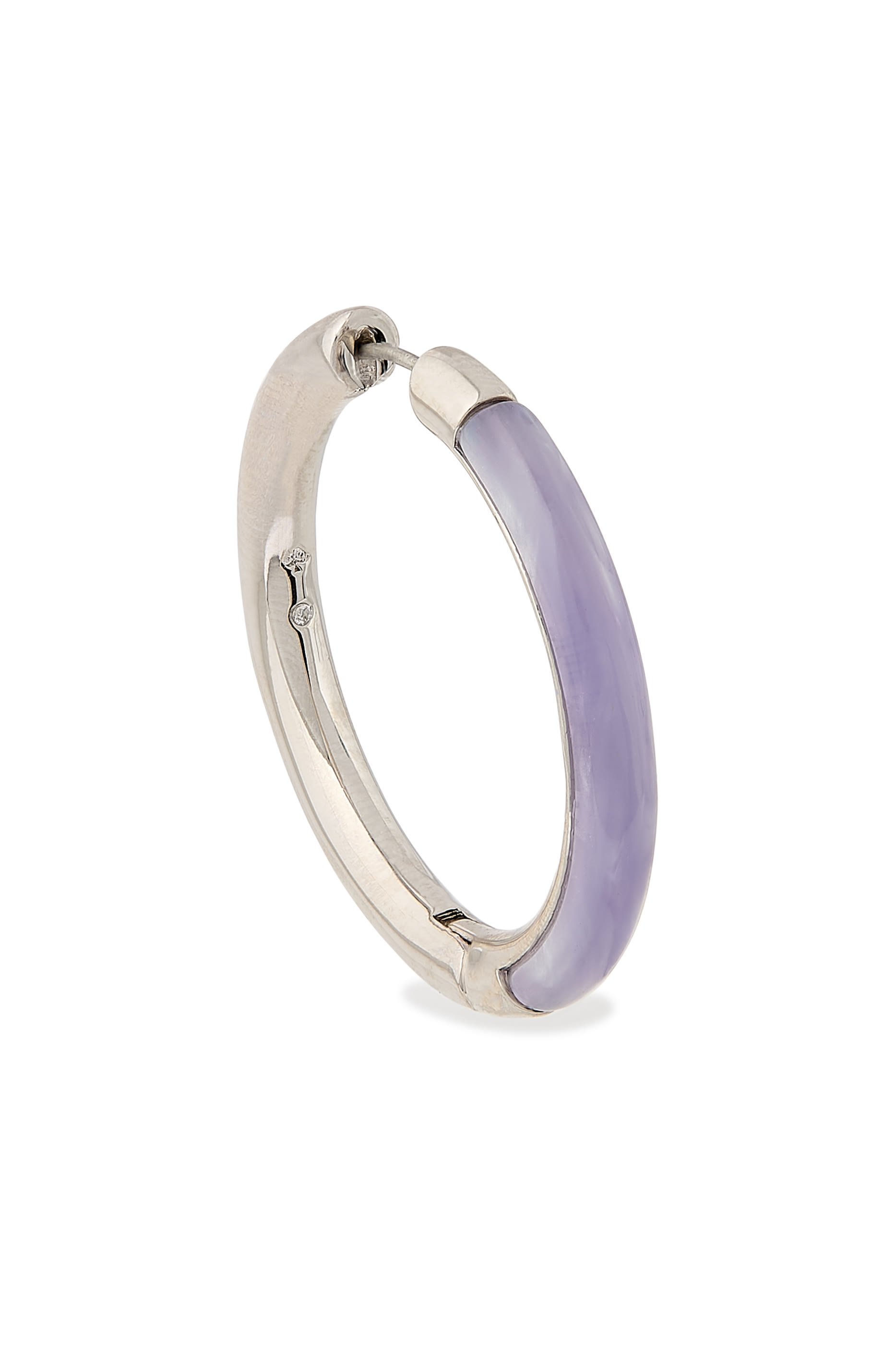 أقراط دائرية بتصميم متداخل، معدن