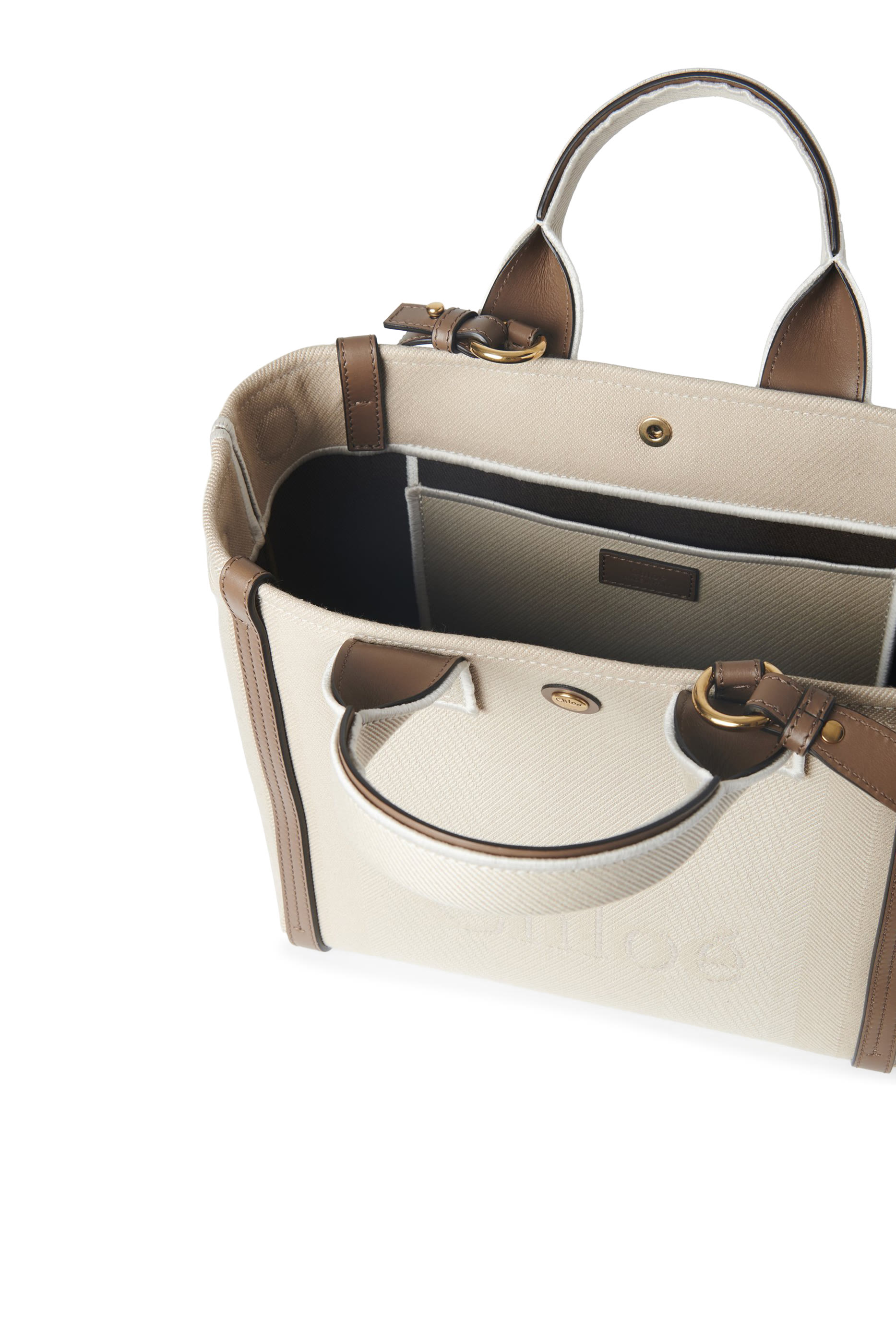 حقيبة يد كاري صغيرة قماش قنب