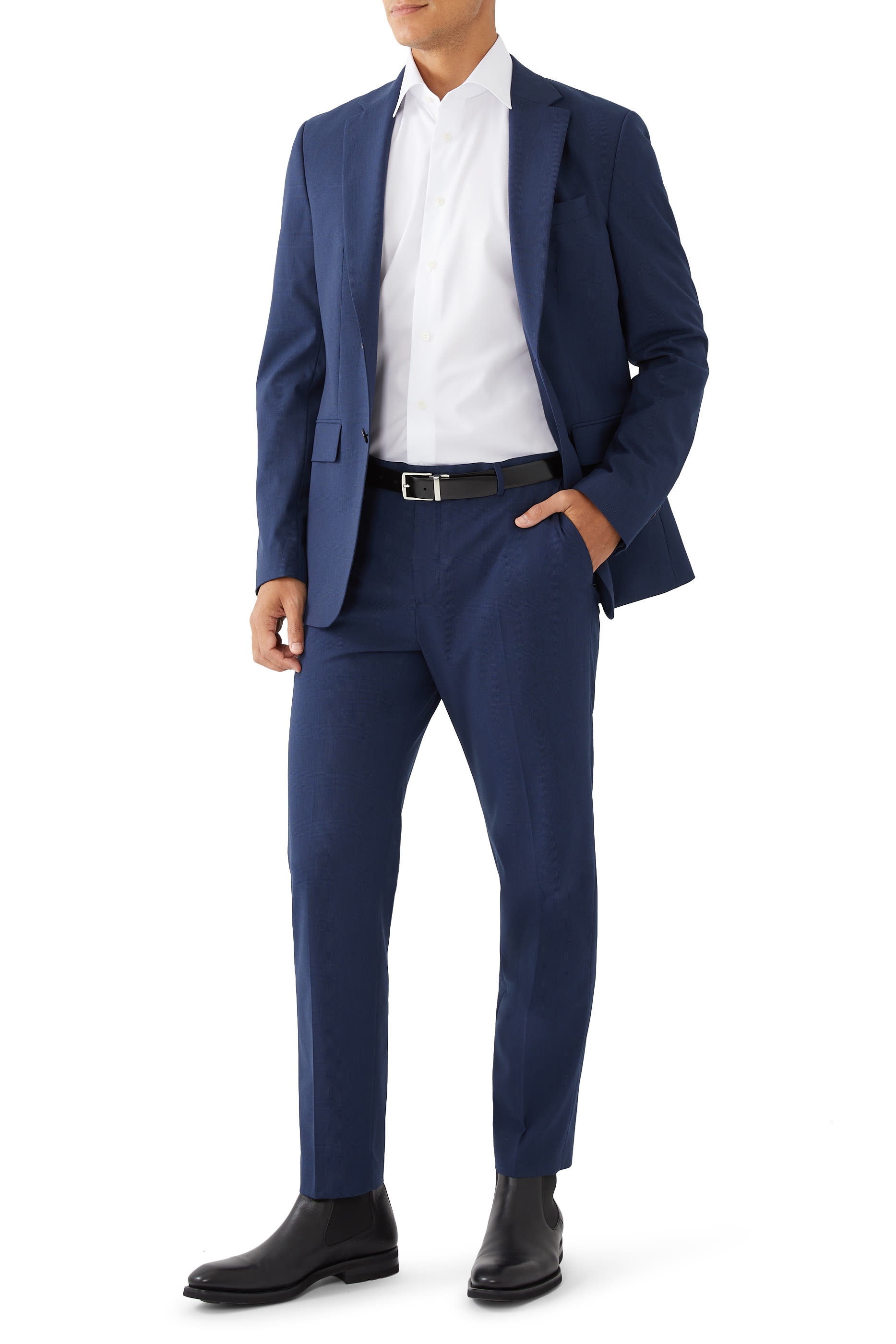 قميص تويل بشعار للماركة