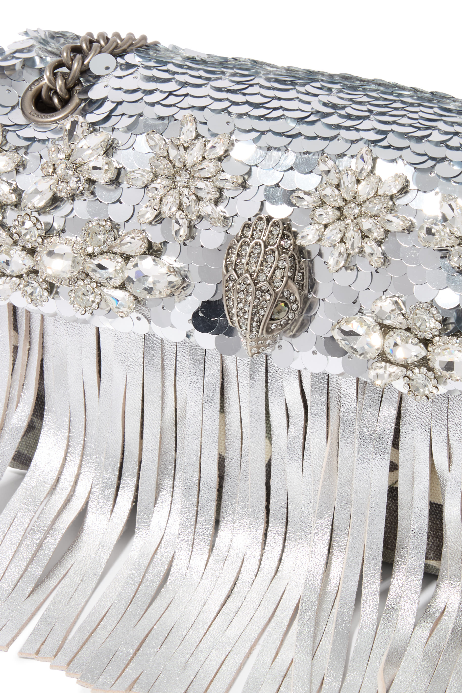 حقيبة كنسينغتون متوسطة بشرابات