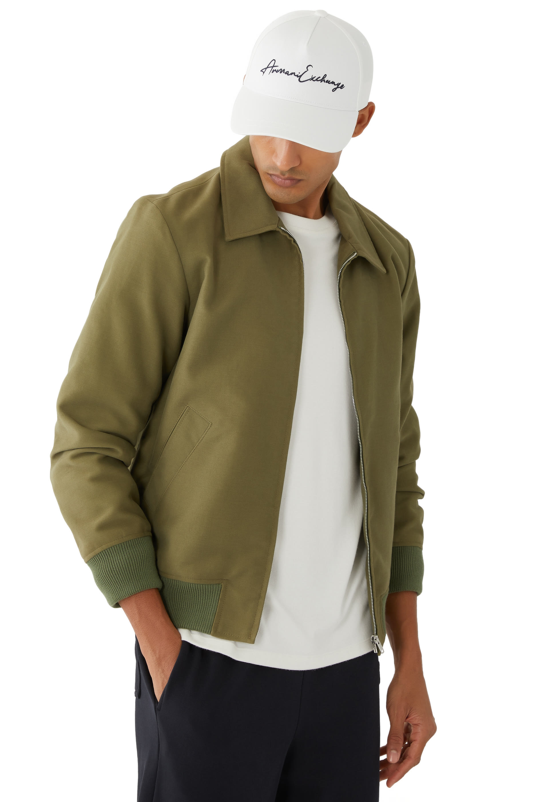 قبعة بيسبول بشعار الماركة قطن