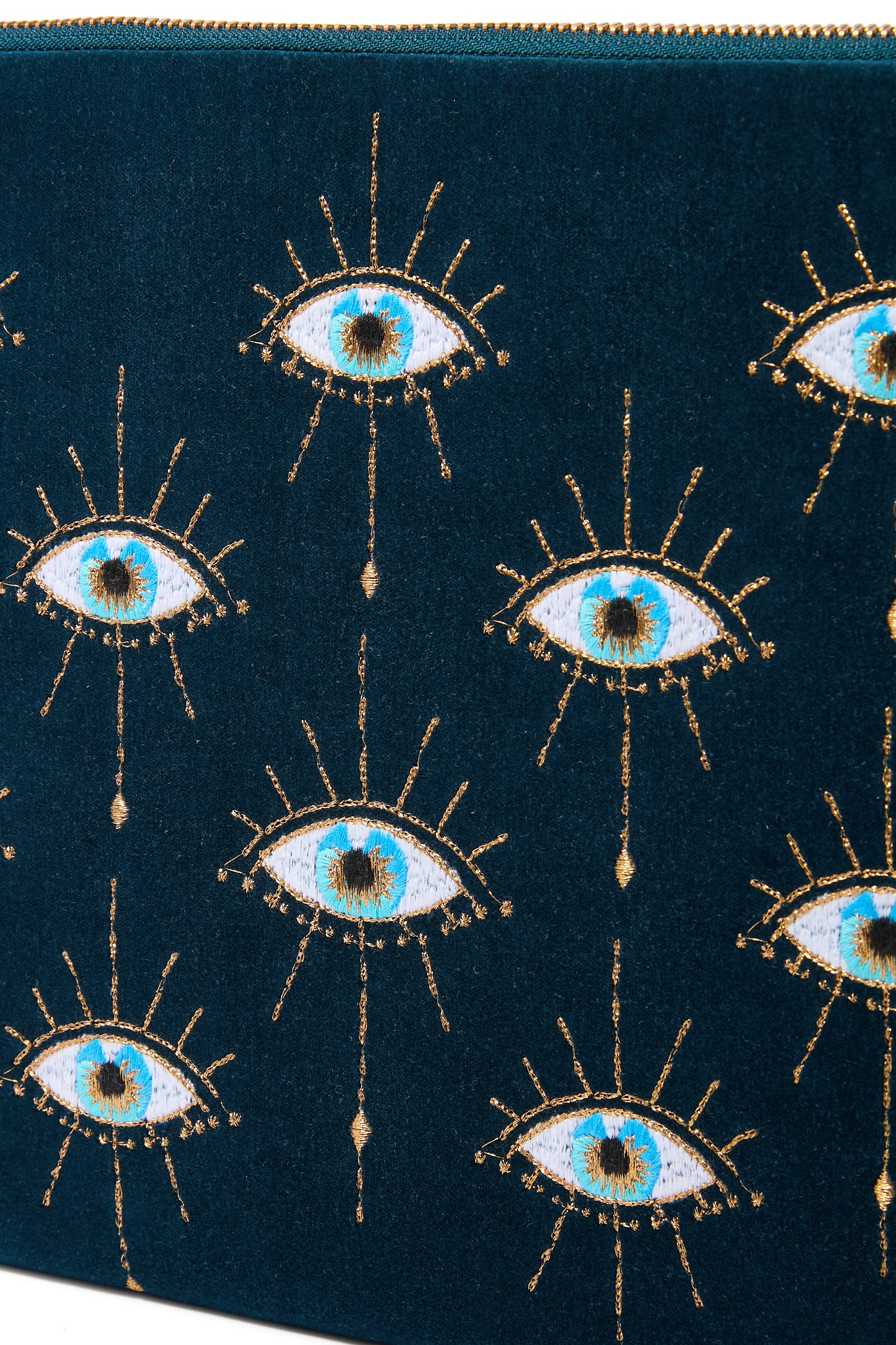 حافظة لابتوب صغيرة مزينة بنقشة ميستيكال آيز