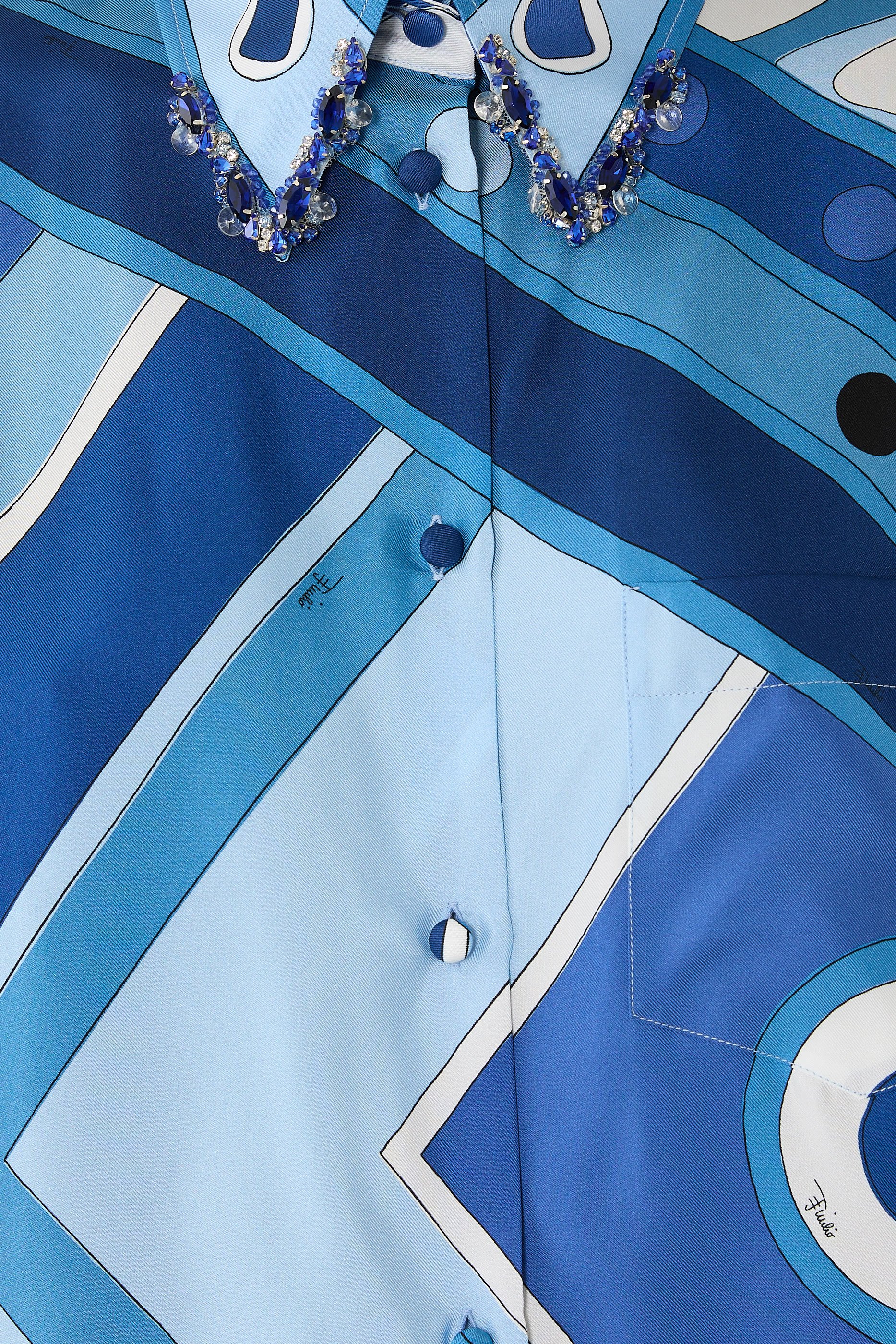 قميص بطبعة فيفارا حرير تويل