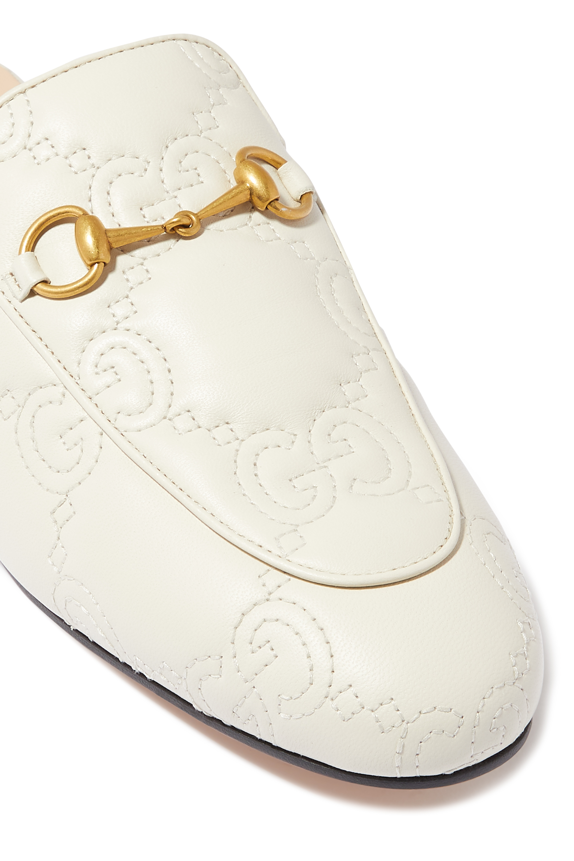 حذاء برينستاون جلد مبطن مفتوح من الخلف