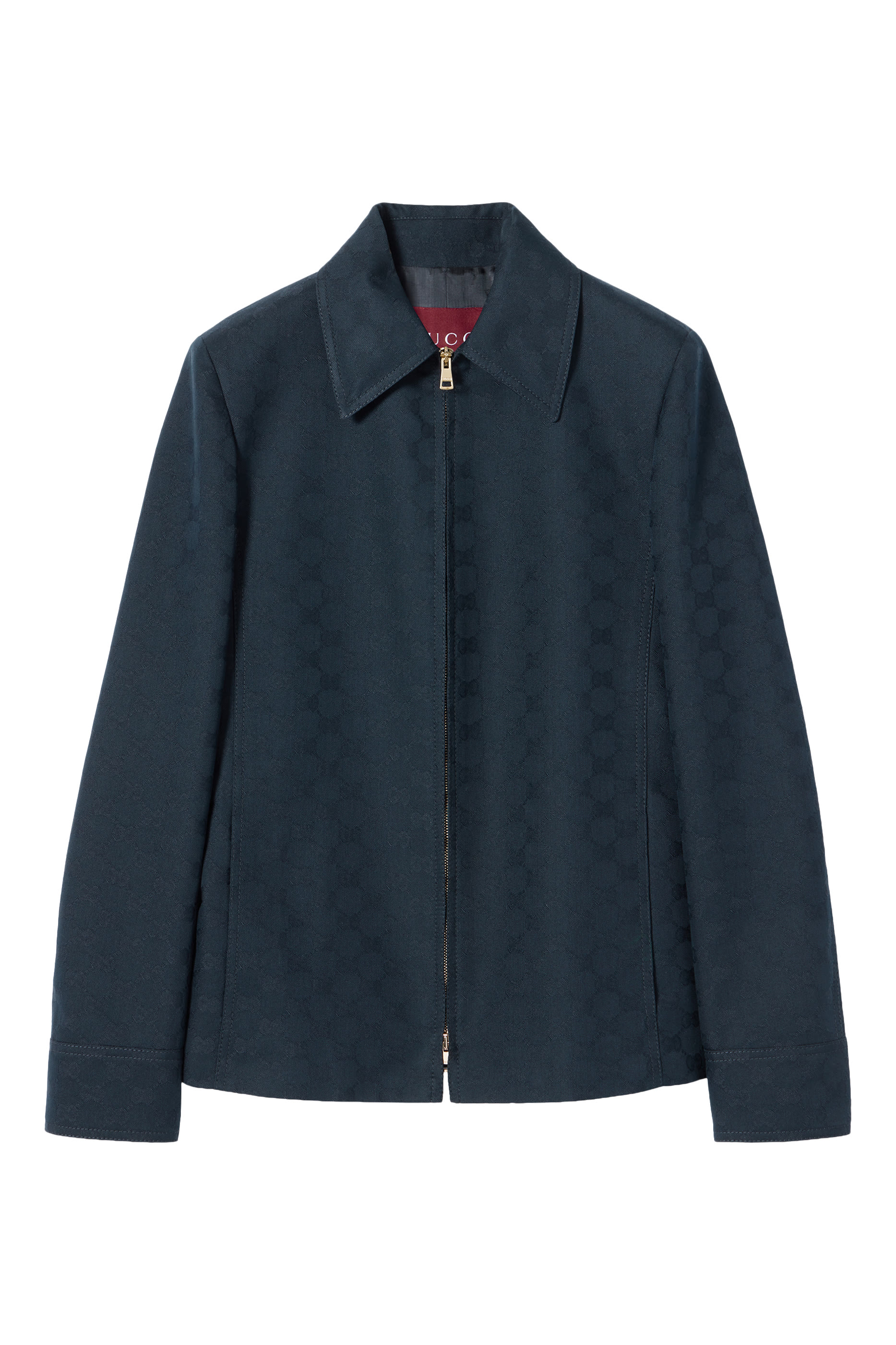 GG Cotton Gabardine Zip Jacket