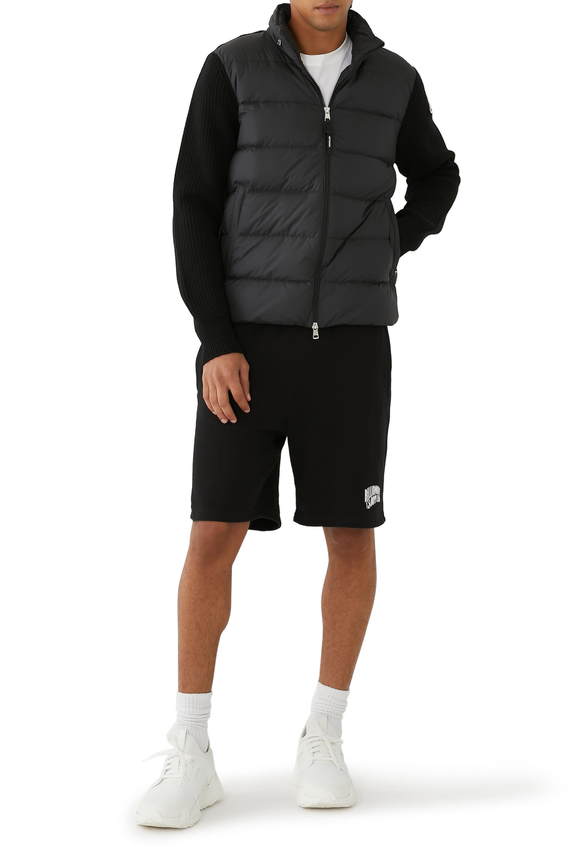 جاكيت جيليه بسحاب وتصميم مبطن بالزغب