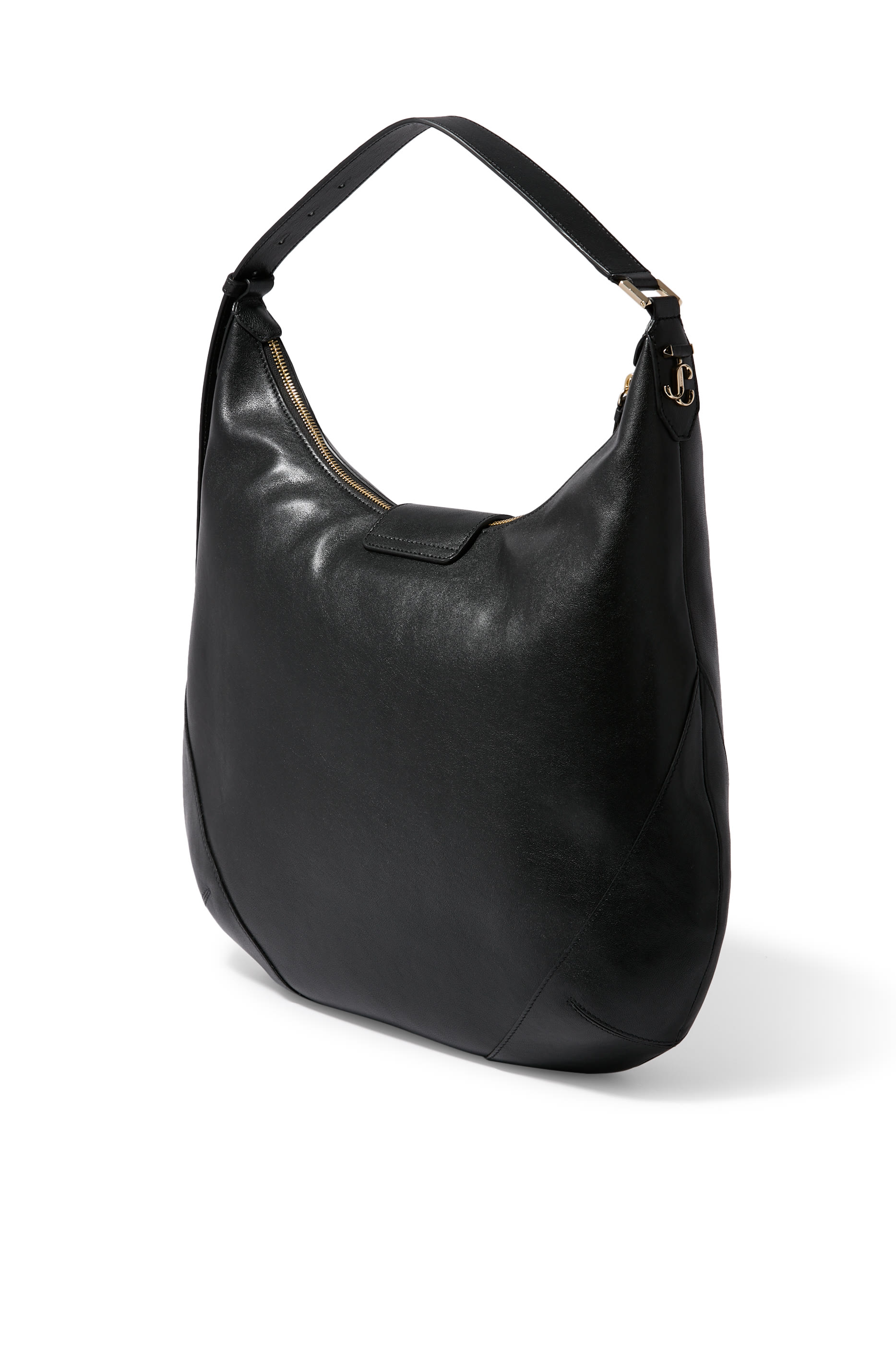 حقيبة هوبو بحلية بتصميم عمود