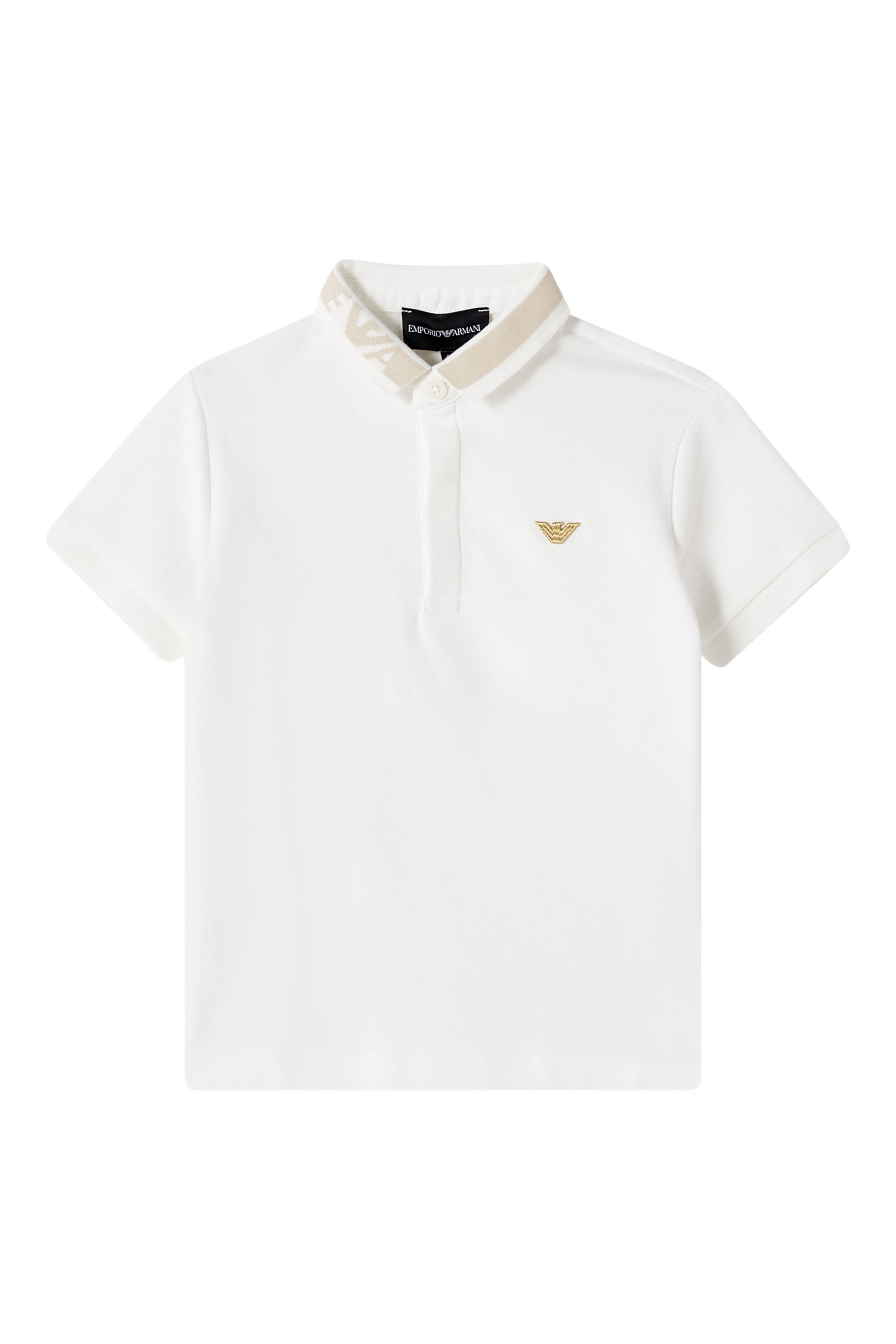 تيشيرت بنقشة شعار الماركة بحجم صغير للأطفال